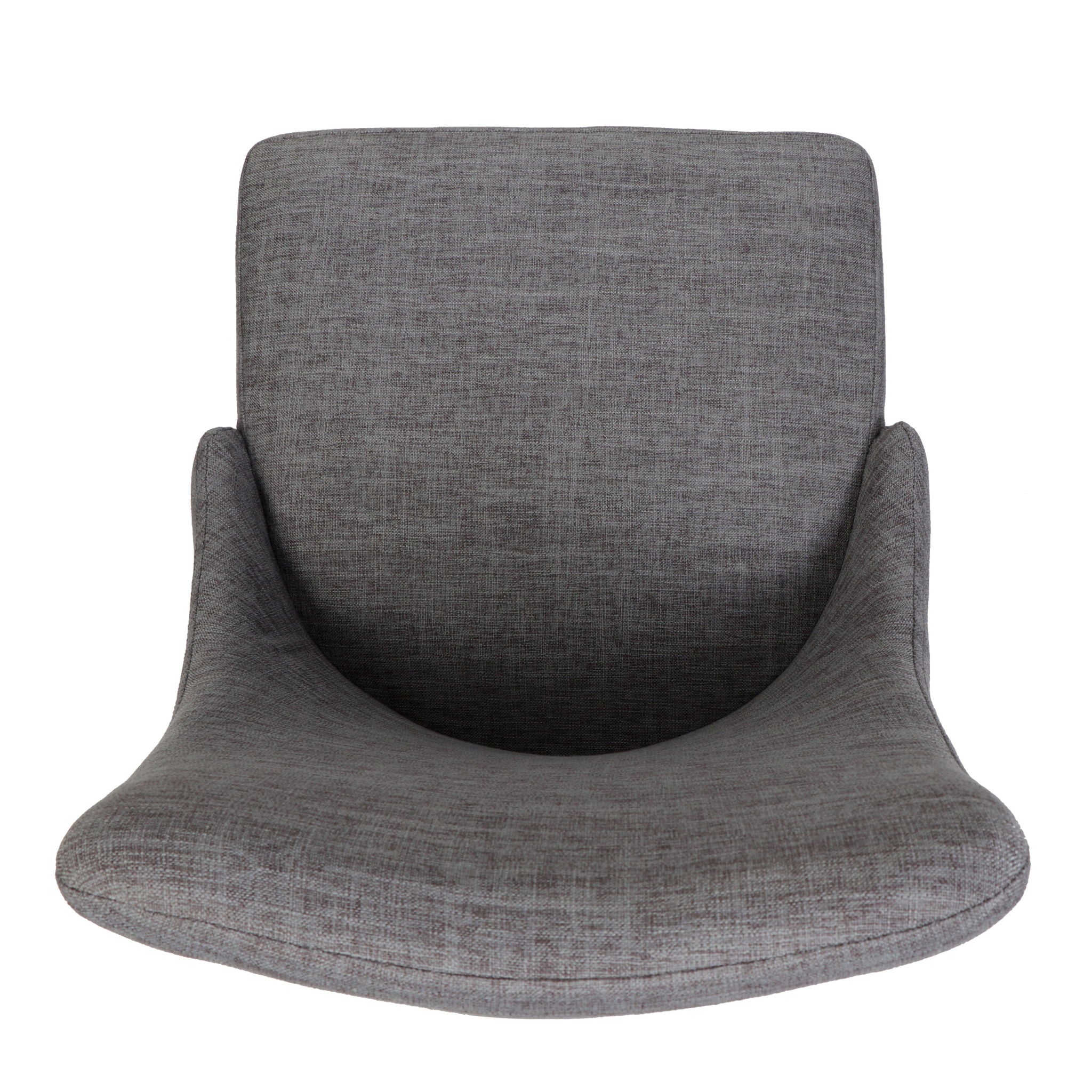 Mid Century Modern Fabric Armless Dining Chair - Image 5