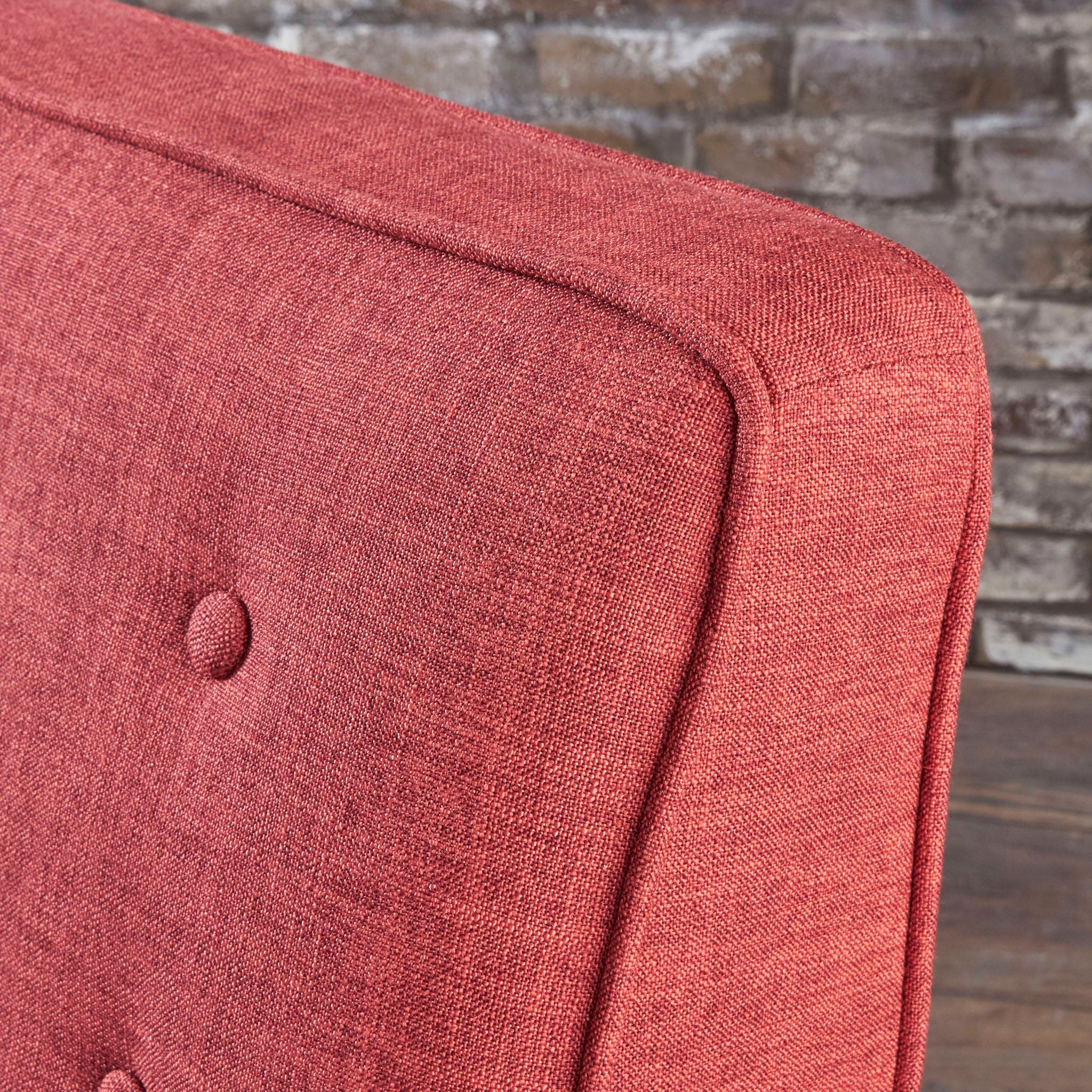 Mid-Century Modern Recliner With Button Tufted Waffle Stitch - Image 42