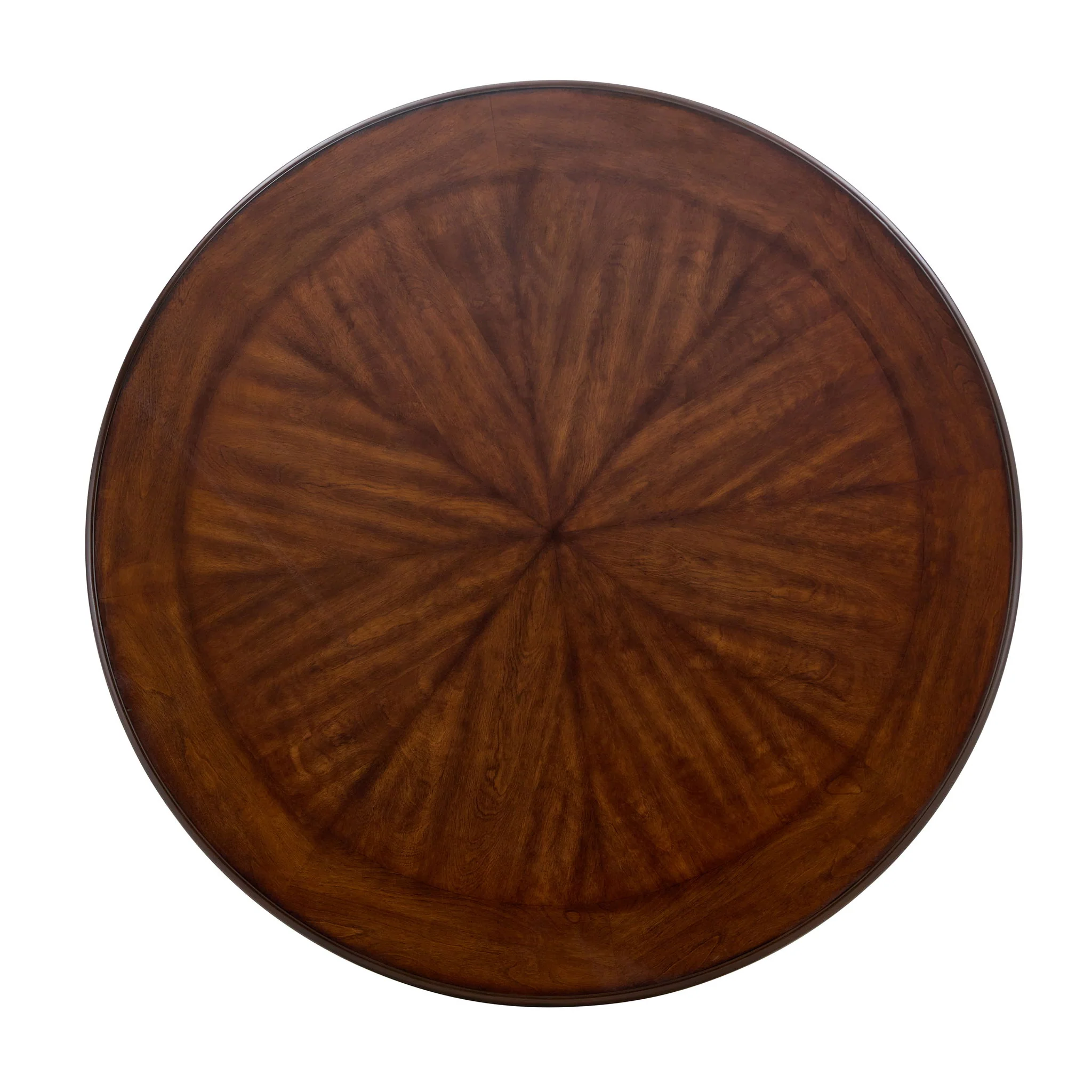 Mid Century Modern Round Dining Table With Metal Legs And Open Shelf - Image 10