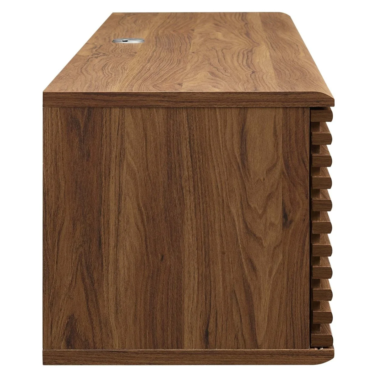 Mid Century Modern Wall Mount TV Stand with Sliding Doors and Storage 60 Inch - Image 7