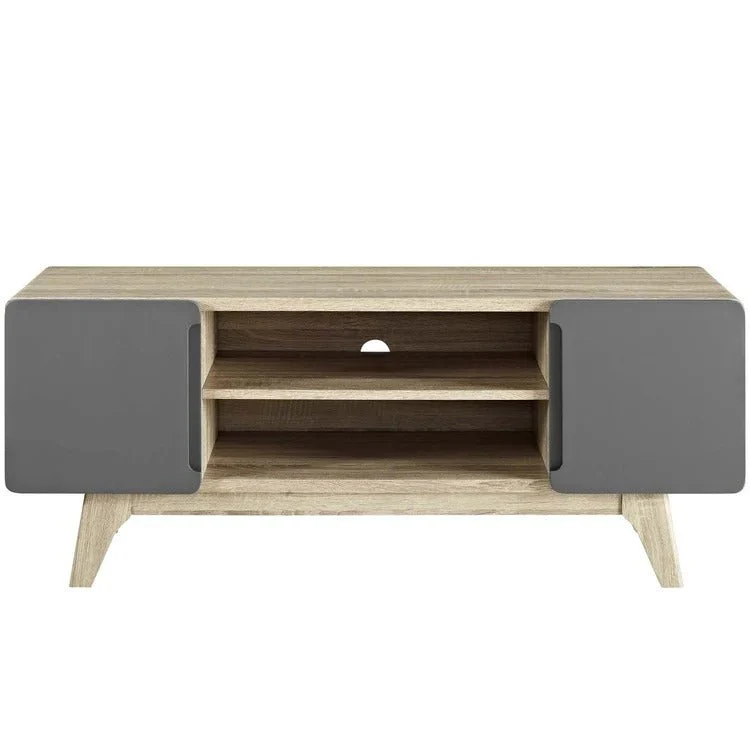 Mid Century TV Stand with Storage 47 Inch - Image 3
