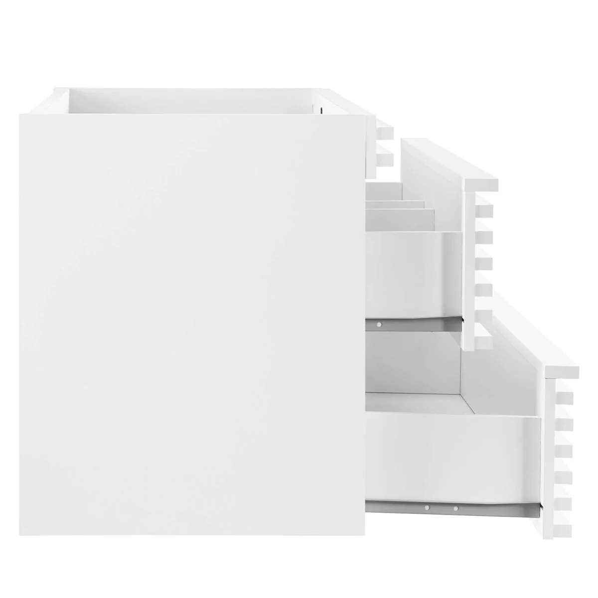 Mid-Century Wall-Mount Bathroom Vanity Cabinet — Available in Multiple Sizes and Finishes - Image 152