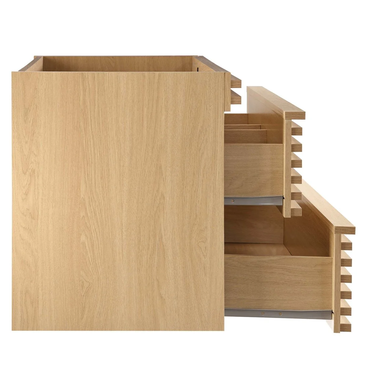 Mid-Century Wall-Mount Bathroom Vanity Cabinet — Available in Multiple Sizes and Finishes - Image 158