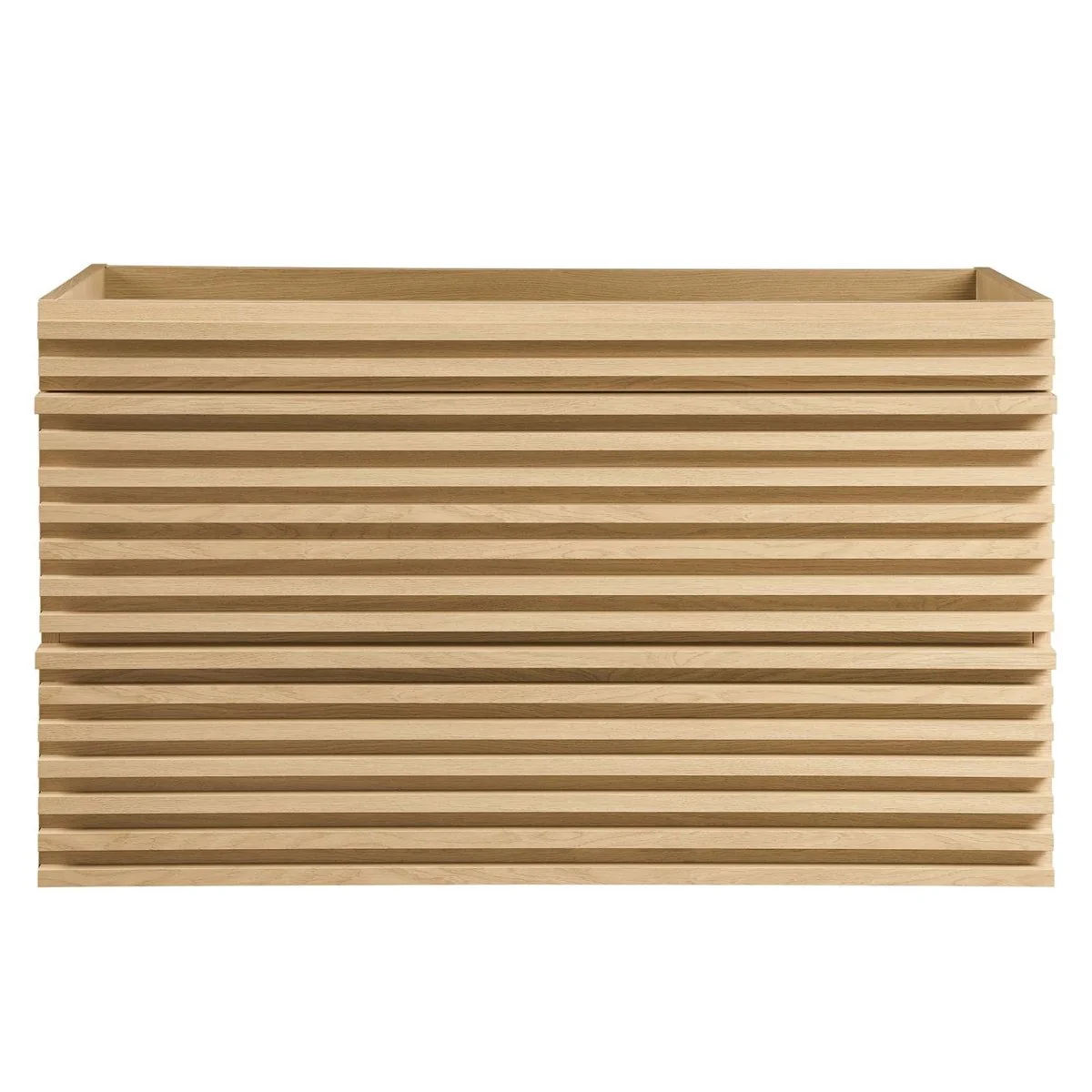 Mid-Century Wall-Mount Bathroom Vanity Cabinet — Available in Multiple Sizes and Finishes - Image 160
