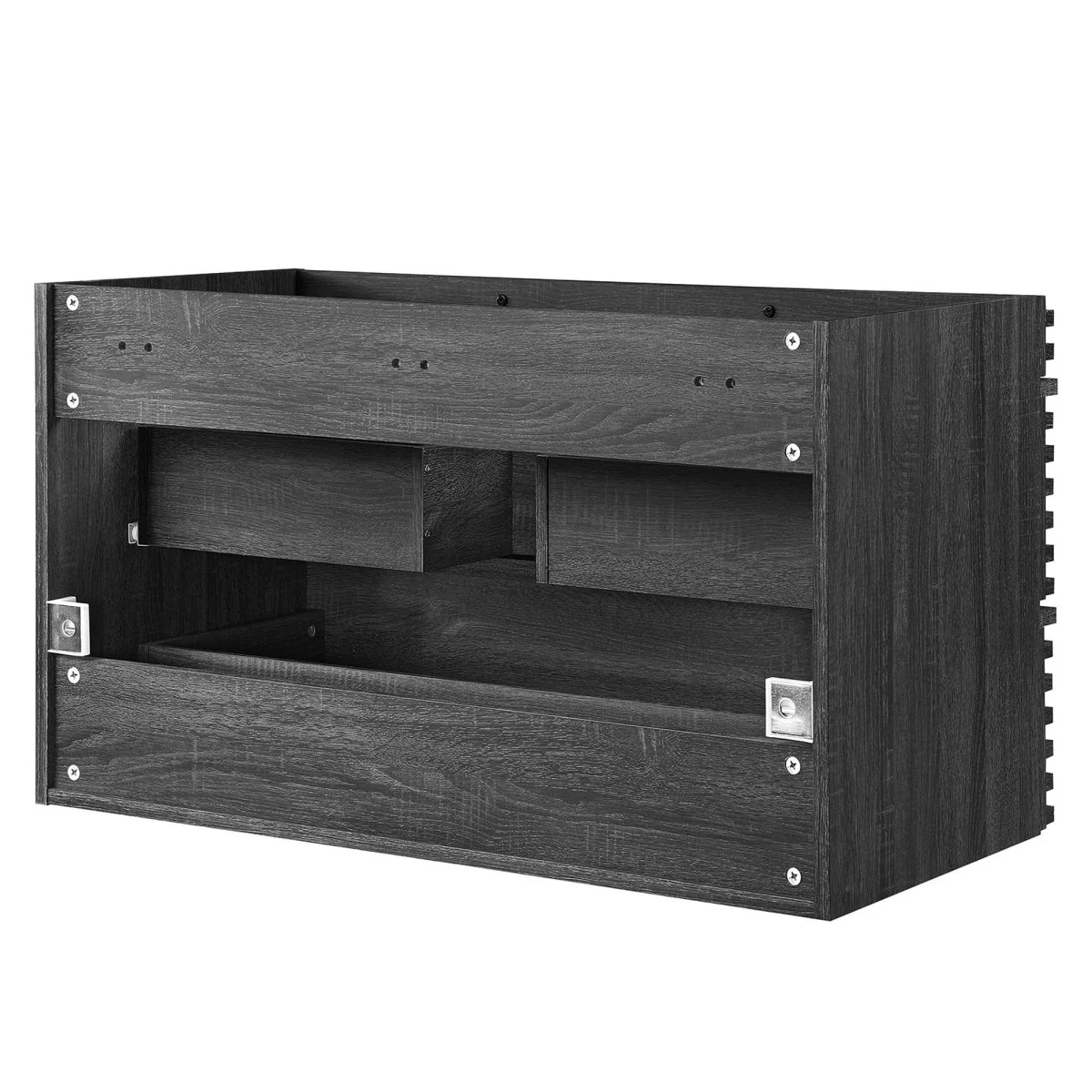 Mid-Century Wall-Mount Bathroom Vanity Cabinet — Available in Multiple Sizes and Finishes - Image 166