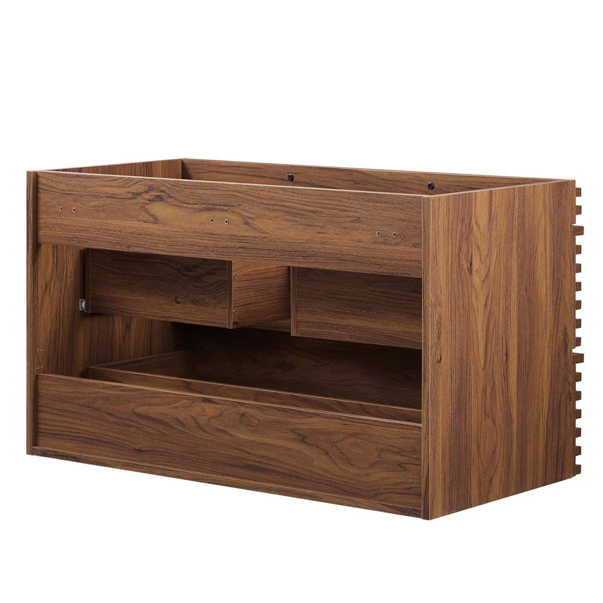 Mid-Century Wall-Mount Bathroom Vanity Cabinet — Available in Multiple Sizes and Finishes - Image 173