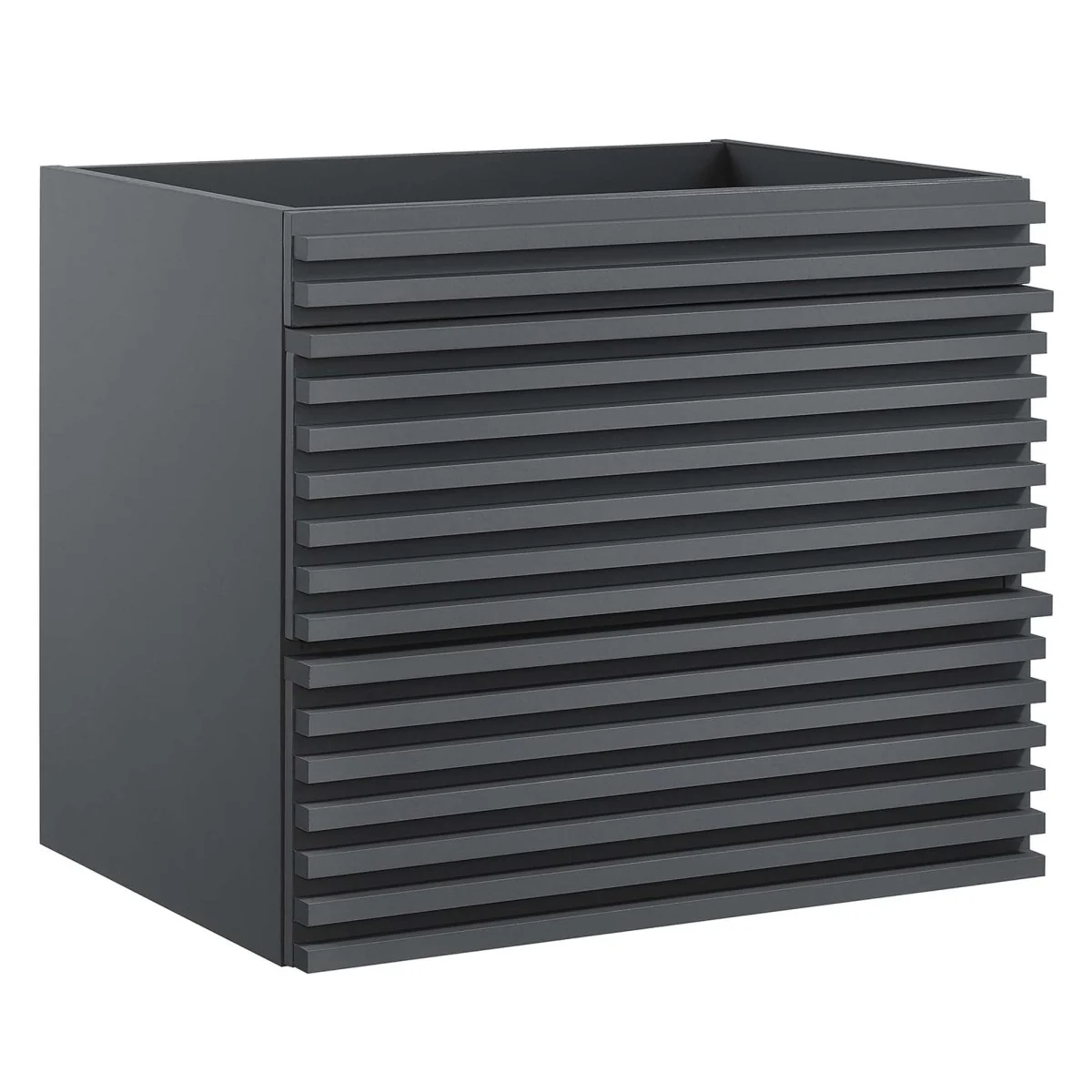 Mid-Century Wall-Mount Bathroom Vanity Cabinet — Available in Multiple Sizes and Finishes - Image 57