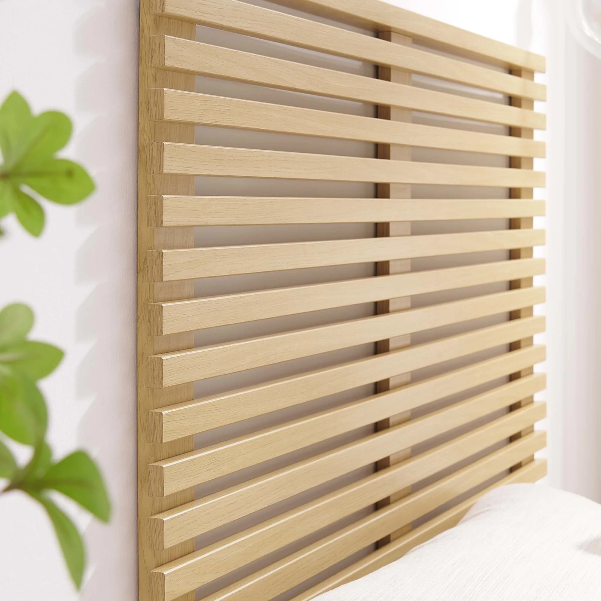 Mid-Century Wall-Mount Wood Headboard - Image 10