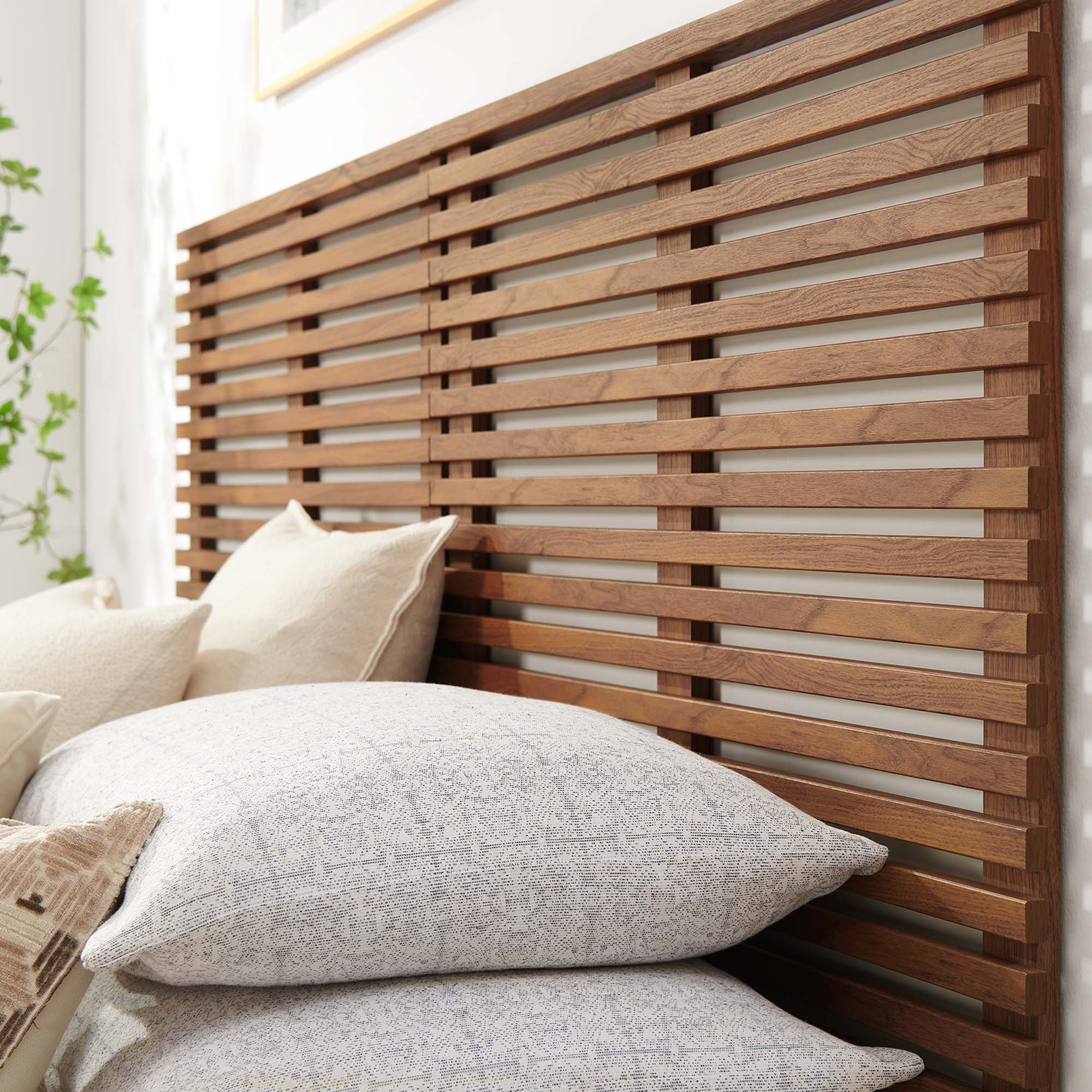 Mid-Century Wall-Mount Wood Headboard - Image 40