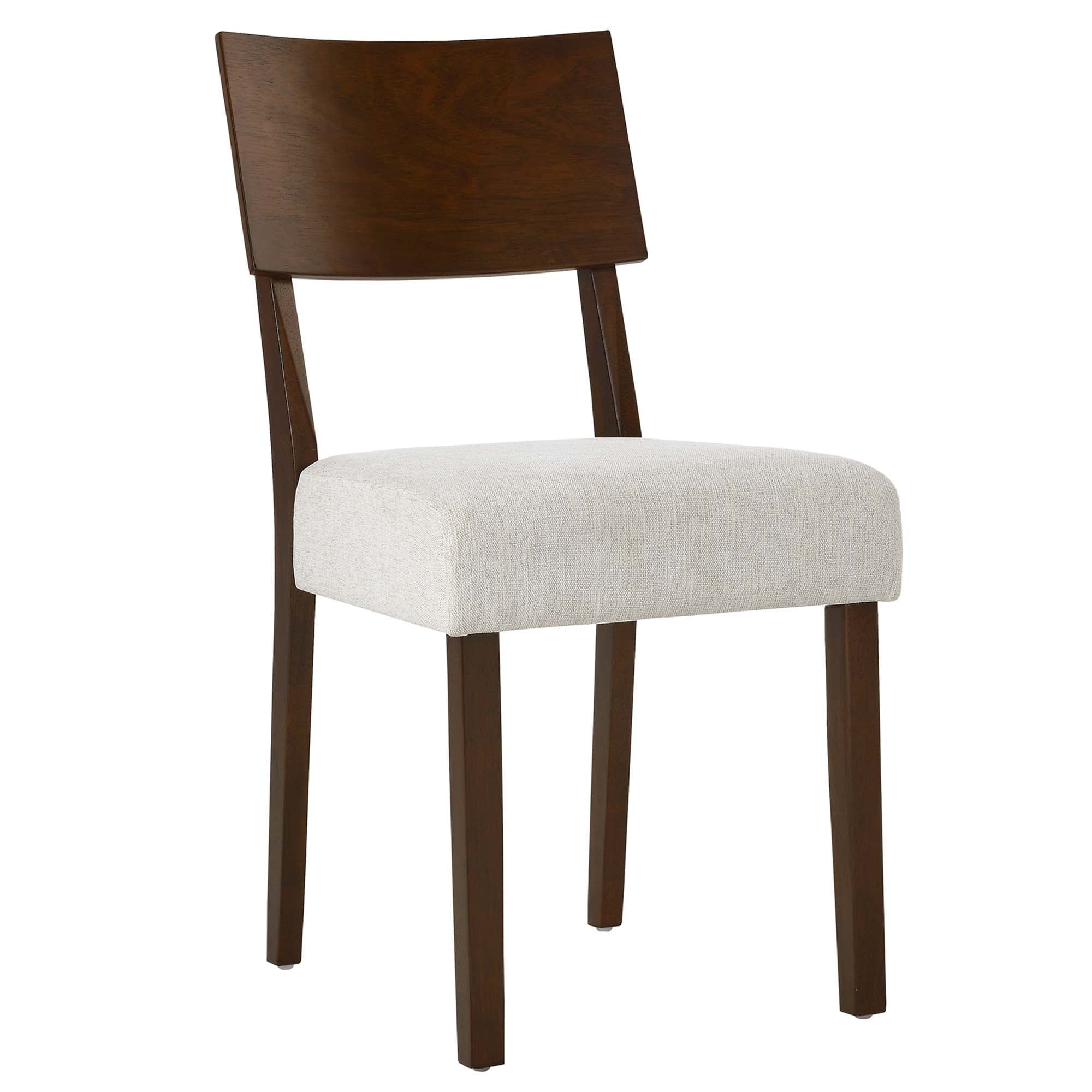 Mid-Century Wood Dining Side Chairs Set of 2 - Image 13