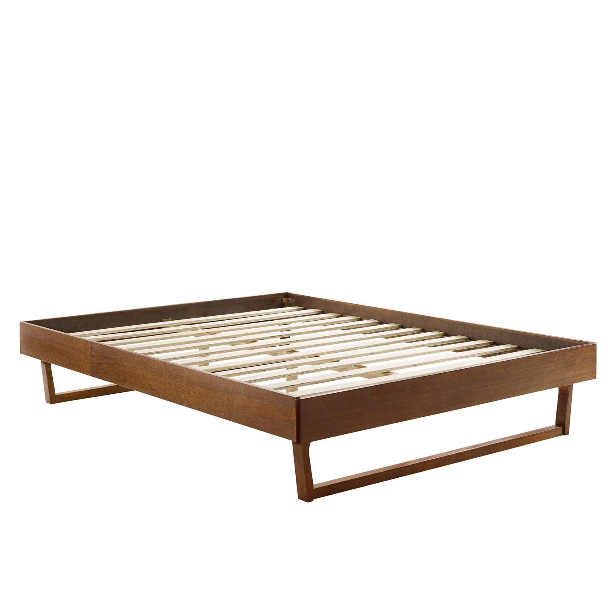 Mid-Century Wood Platform Bed Frame - Image 33