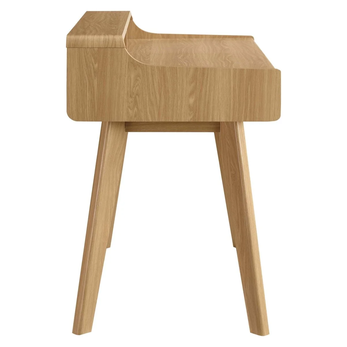 Mid-Century Writing Desk with Storage Drawers and Spacious Work Surface - Image 13