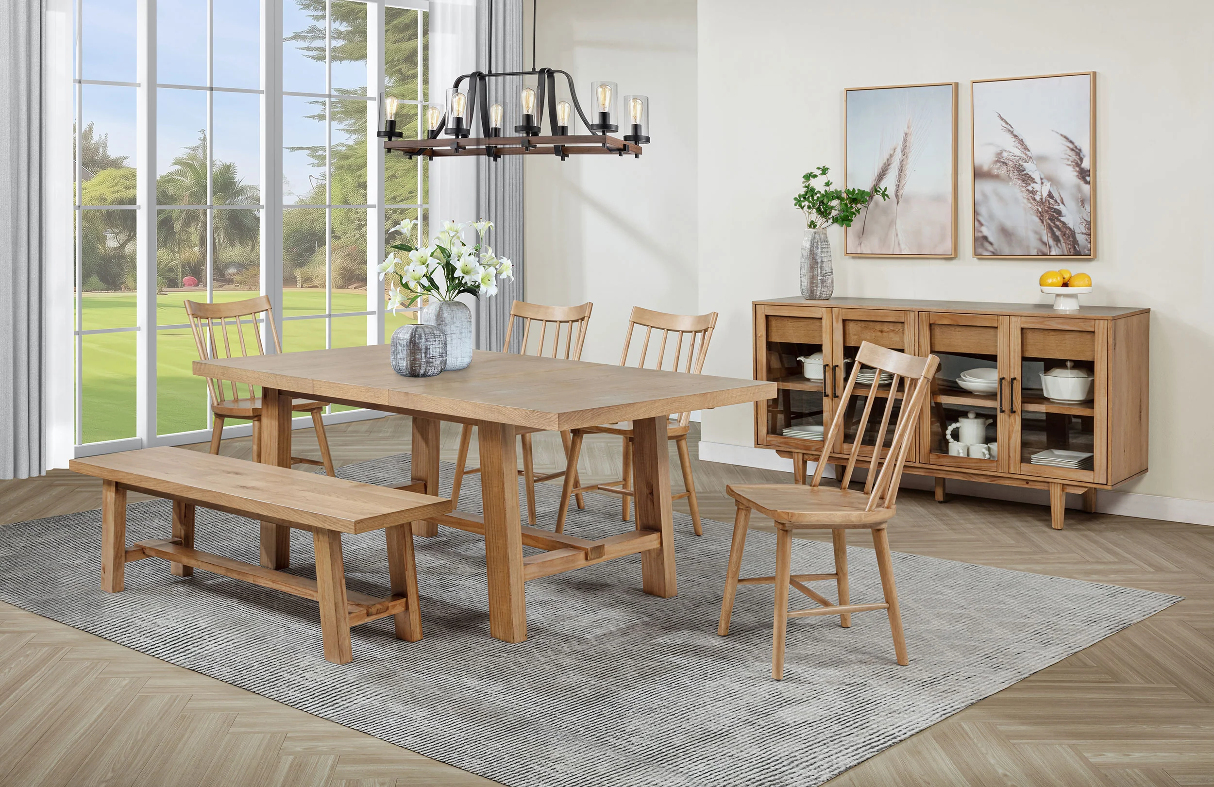Middleton Solid Wood Dining Side Chair Brown, Set of 2 - Image 13