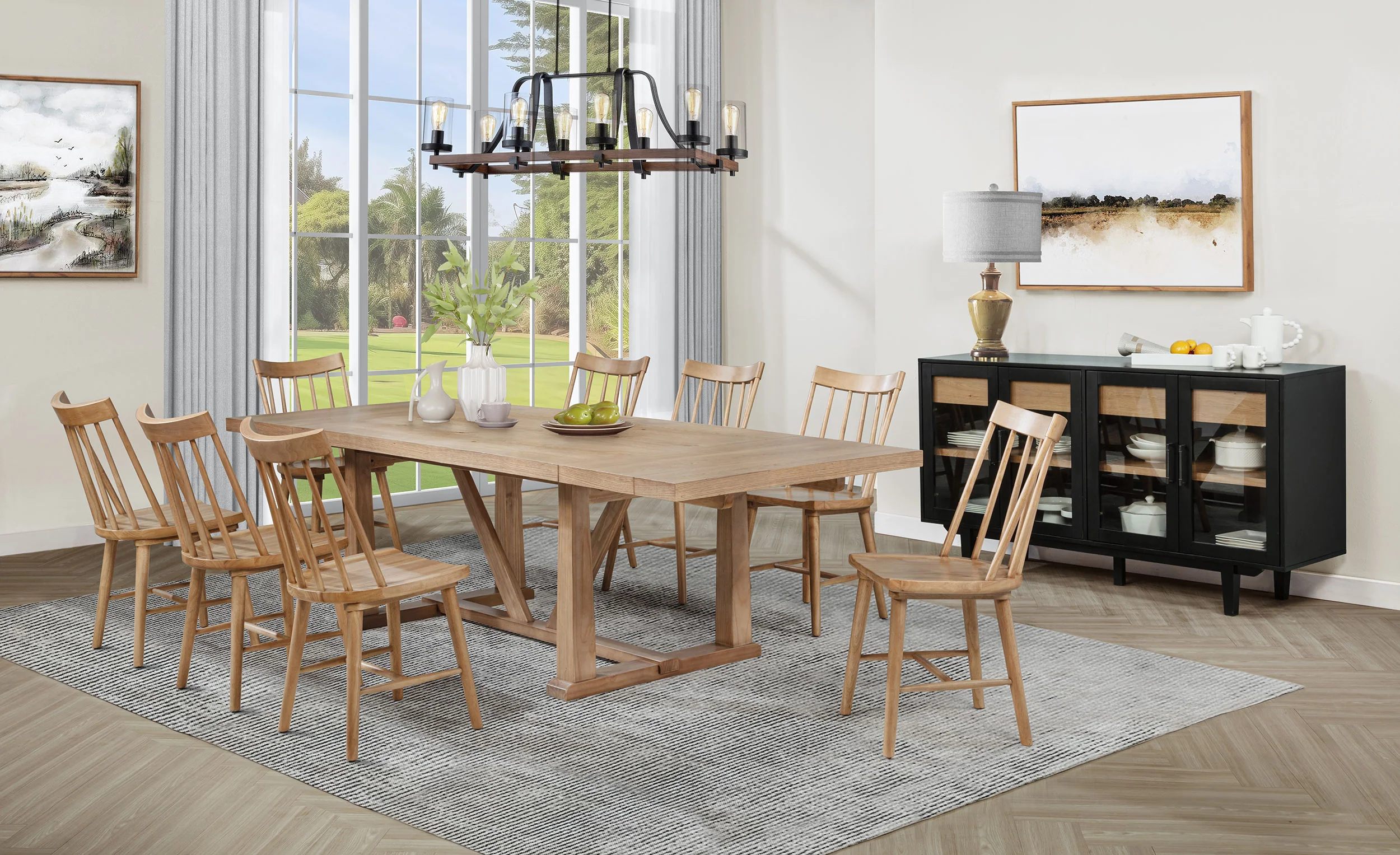 Middleton Solid Wood Dining Side Chair Brown, Set of 2 - Image 14