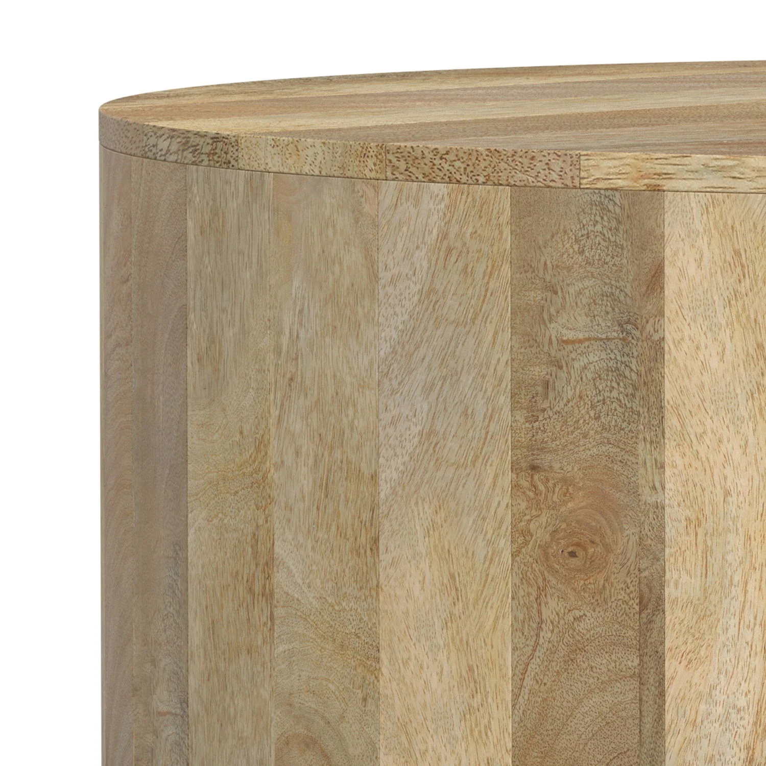 Millbury - Drum Coffee Table - Natural - Image 5