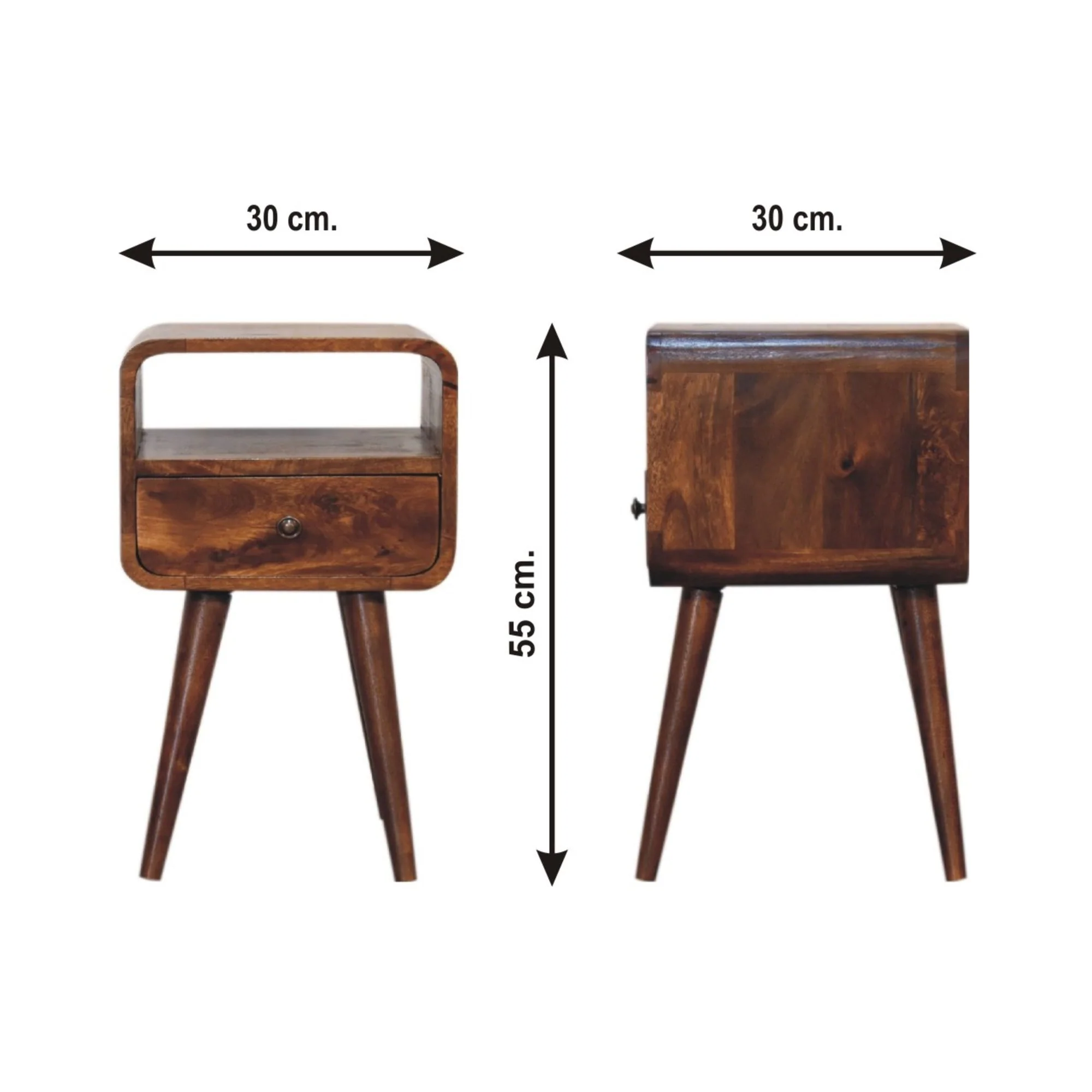 Mini Open Bedside Nightstand - Image 13