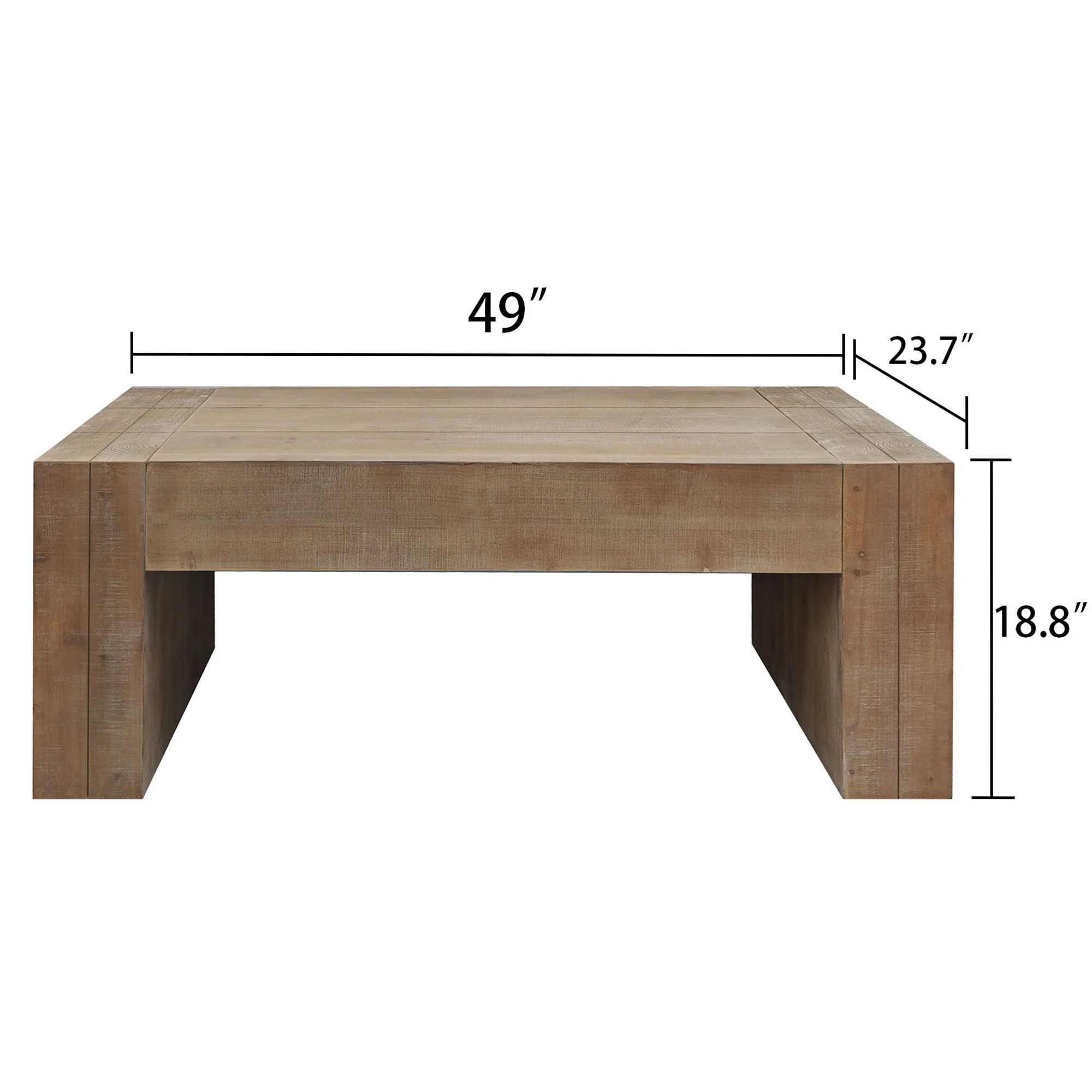 Minimalist Rectangular Center Table For Living Room - Image 11