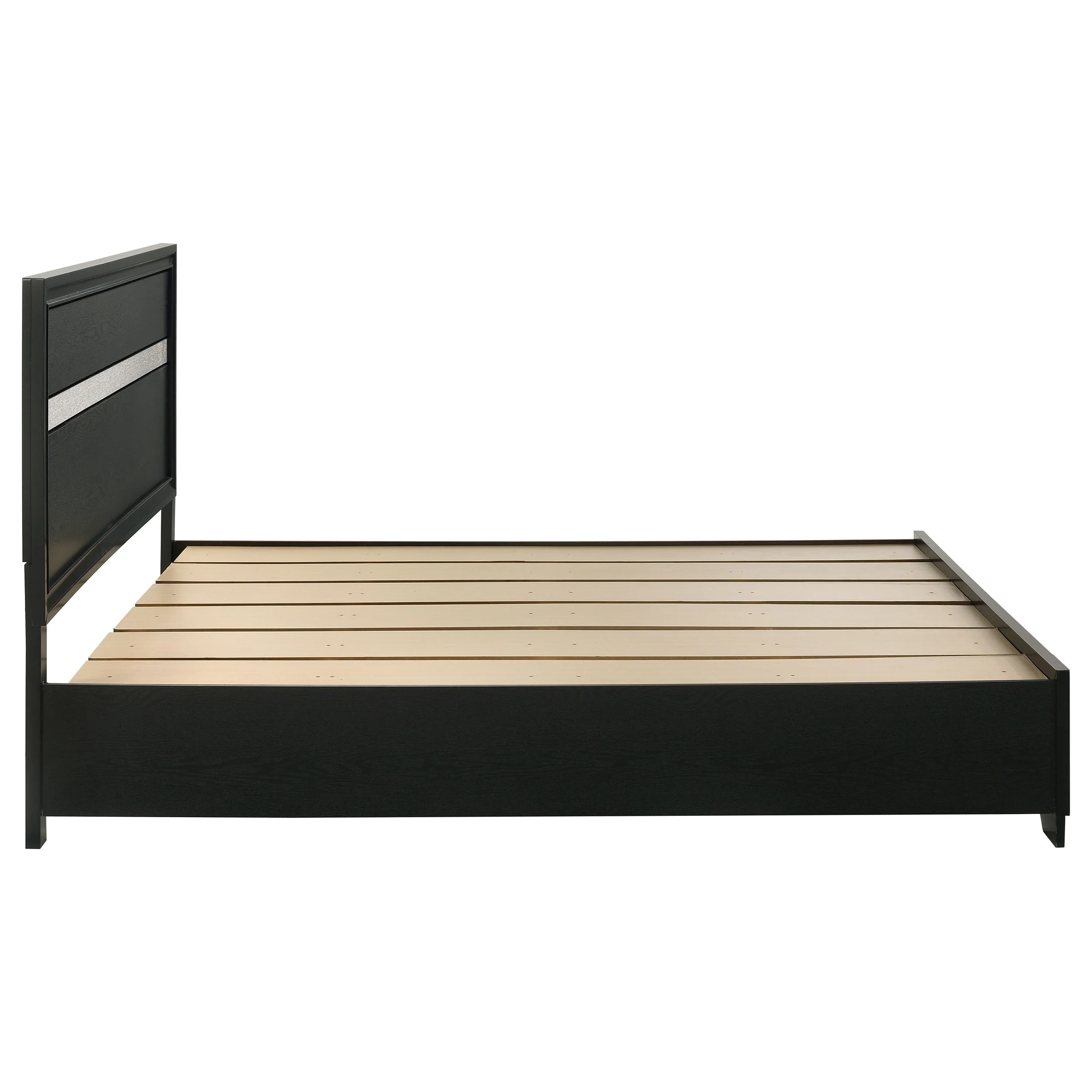 Miranda 51-inch California King Storage Panel Bed Black - Image 6