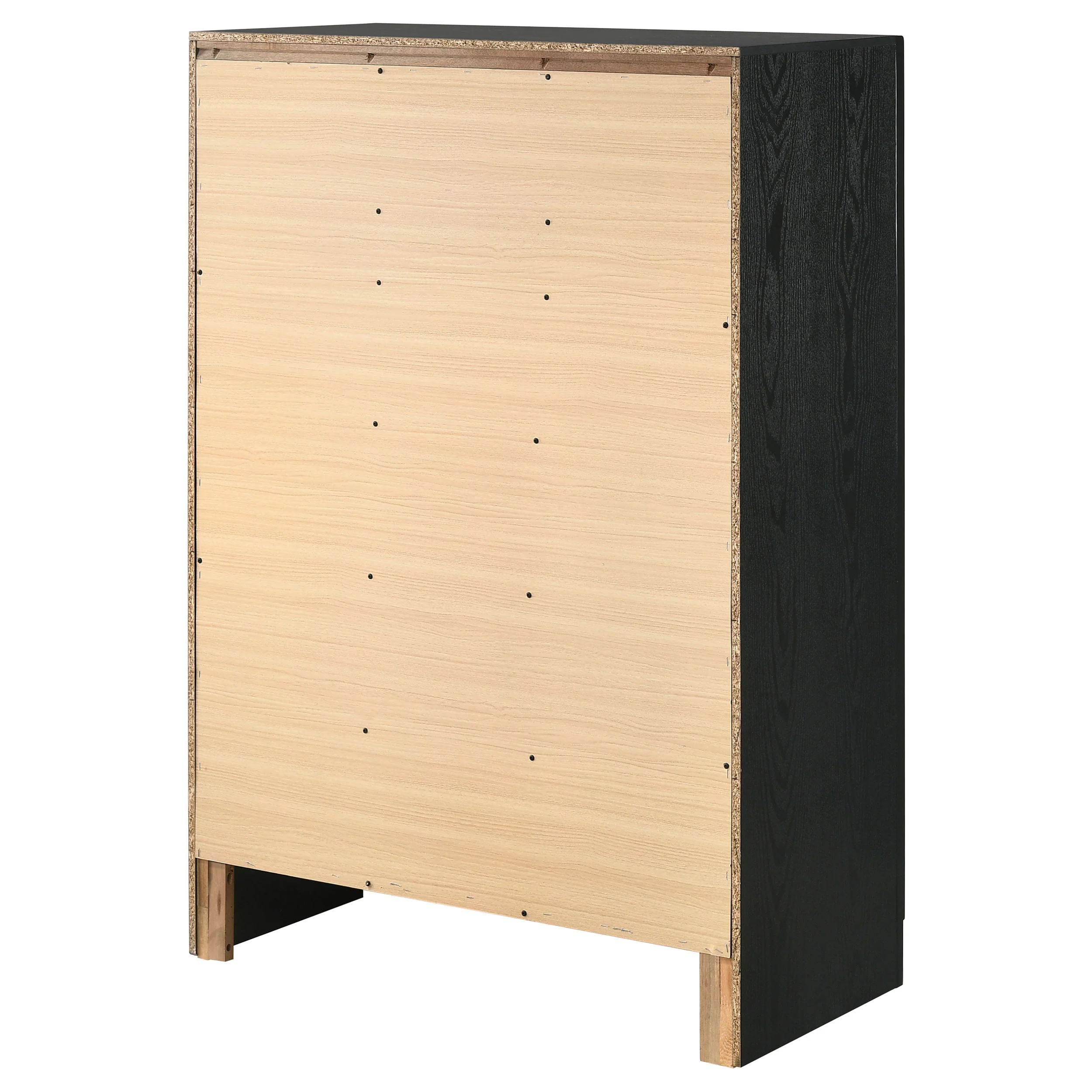 Miranda 6-Drawer Bedroom Chest Black - Image 6