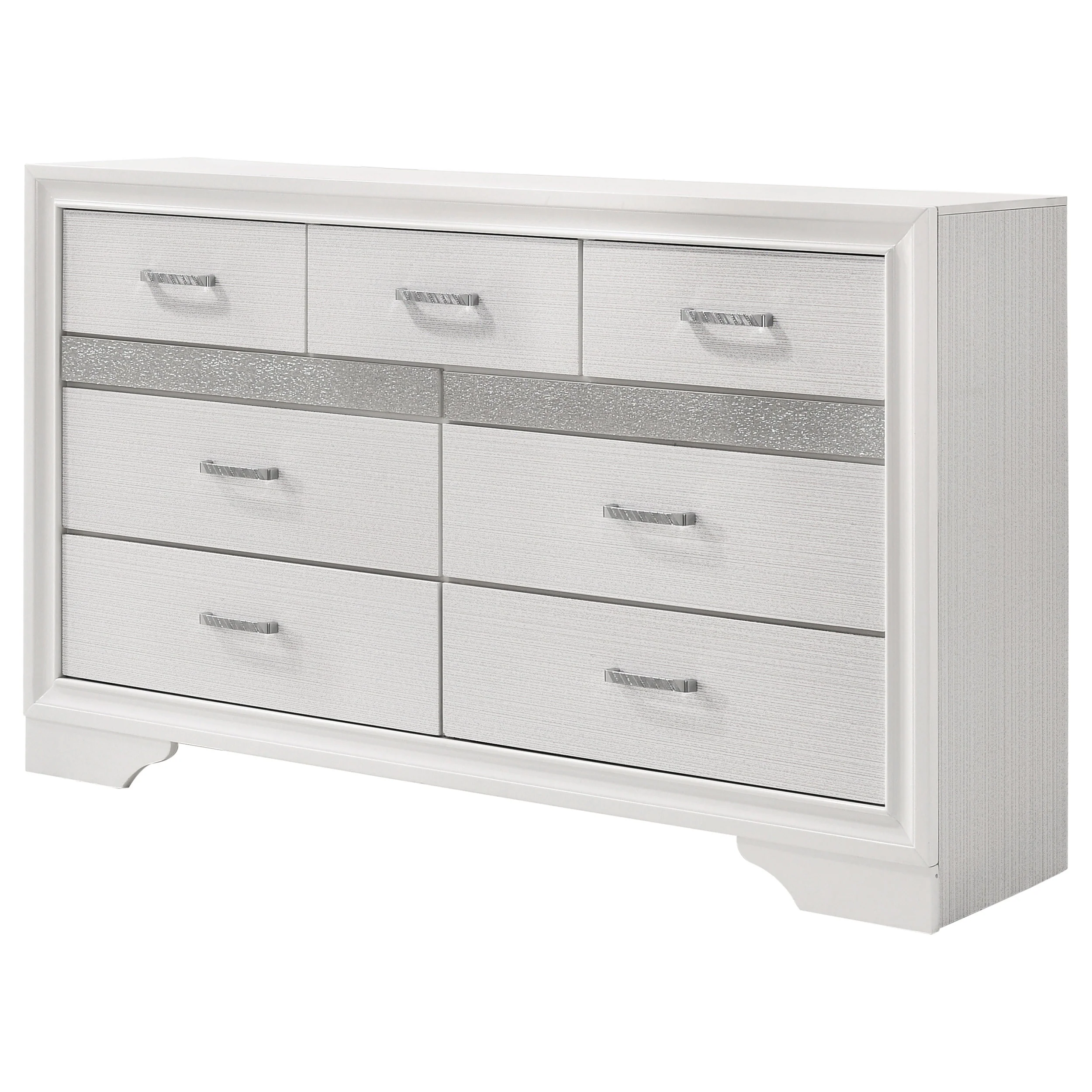 Miranda 9-Drawer Dresser in White - Image 4