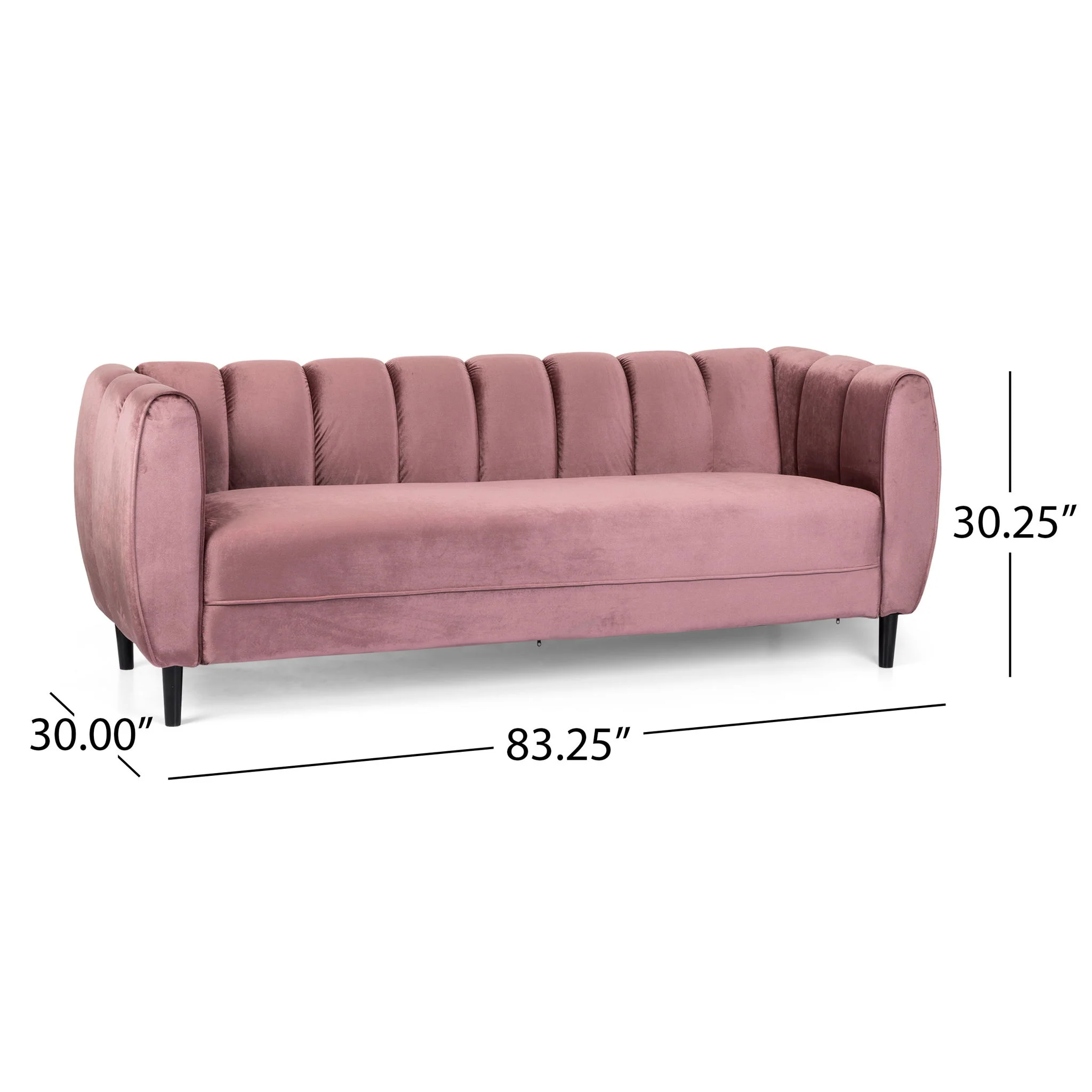 Miranda - Modern Glam 3 Seater Sofa - Image 13
