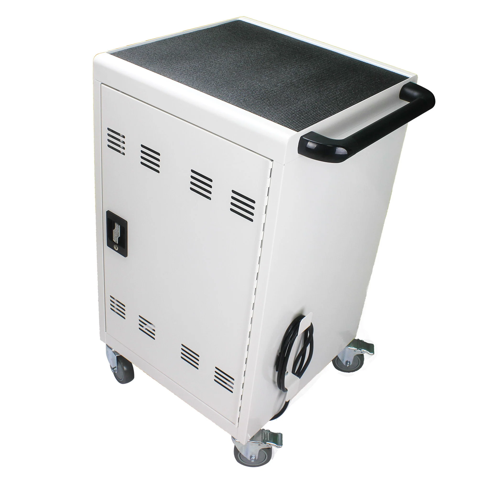 Mobile Charging Cart And Cabinet For Tablets Laptops 30 Device With Combination Lock - Image 4
