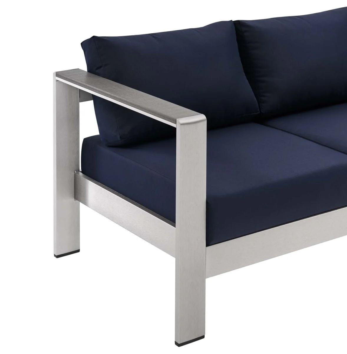 Modern Aluminum Outdoor Sofa Contemporary Patio Sectional Seating for Garden - Image 21