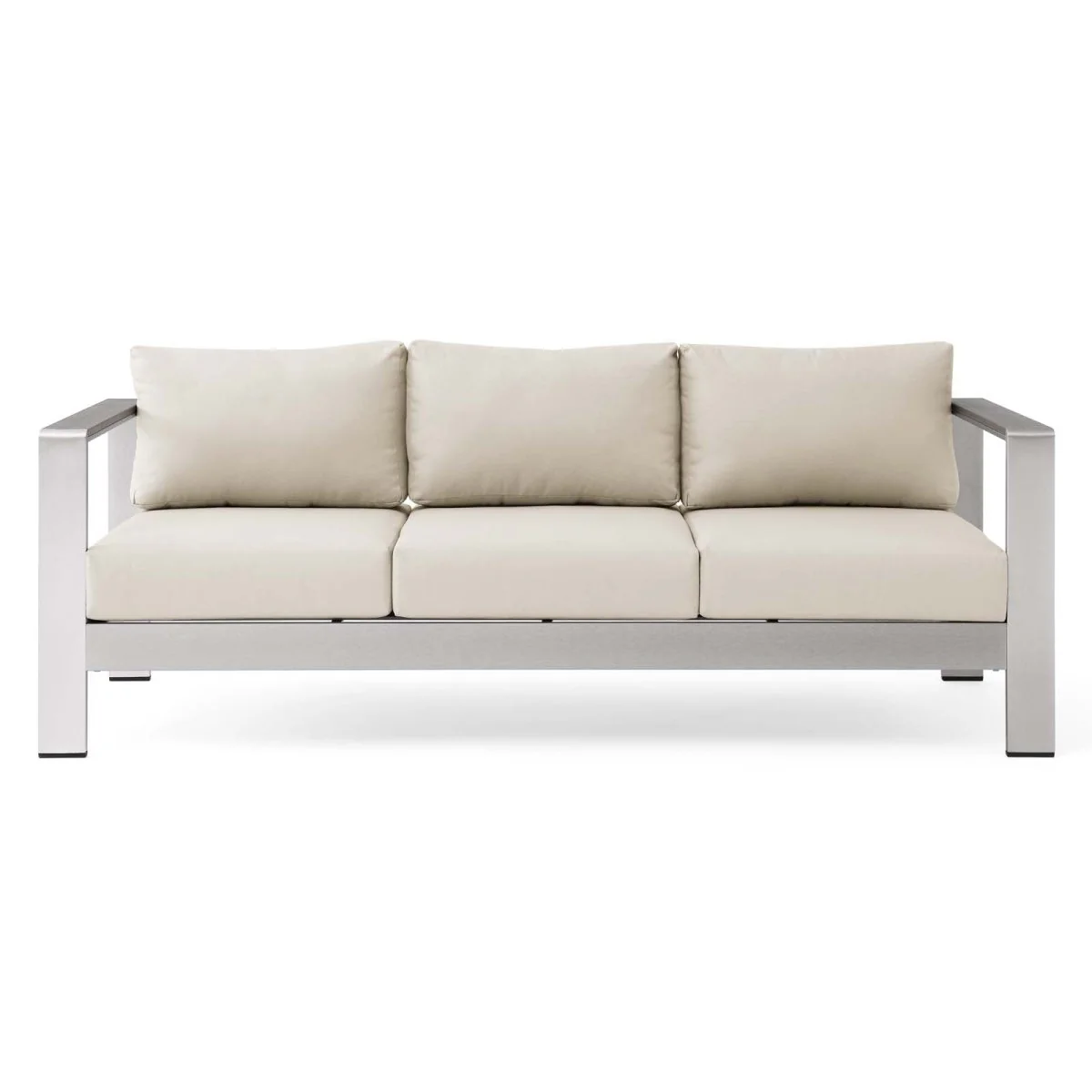 Modern Aluminum Outdoor Sofa Contemporary Patio Sectional Seating for Garden - Image 31