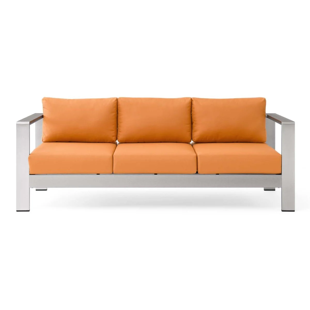 Modern Aluminum Outdoor Sofa Contemporary Patio Sectional Seating for Garden - Image 9
