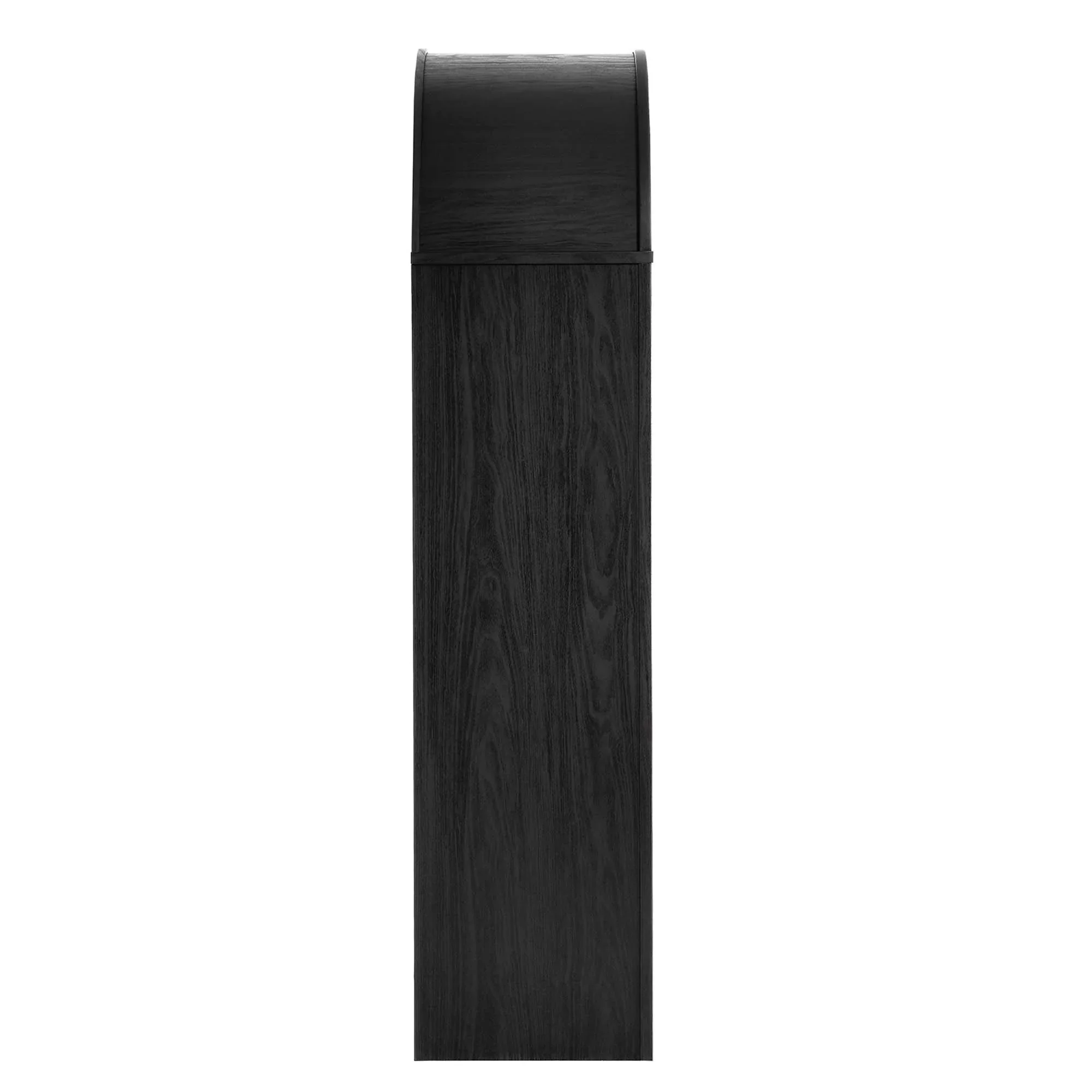 Modern Arched Glass Door Tall Storage Display Cabinet – 71 Inch - Image 7
