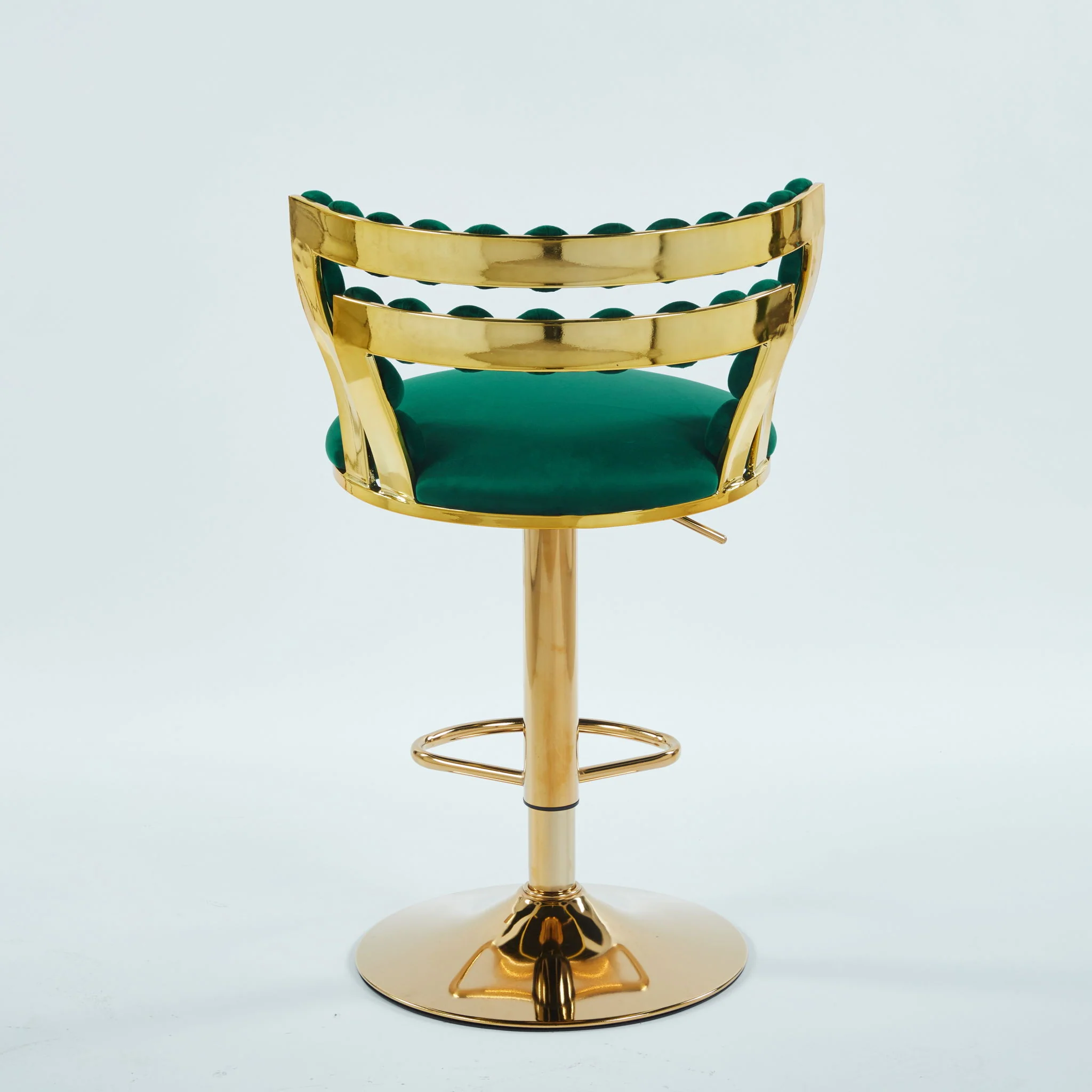 Modern Bar Chair With Iron Tube Legs, Soft Cushions And Comfortable Backrest (Set of 2) - Image 27