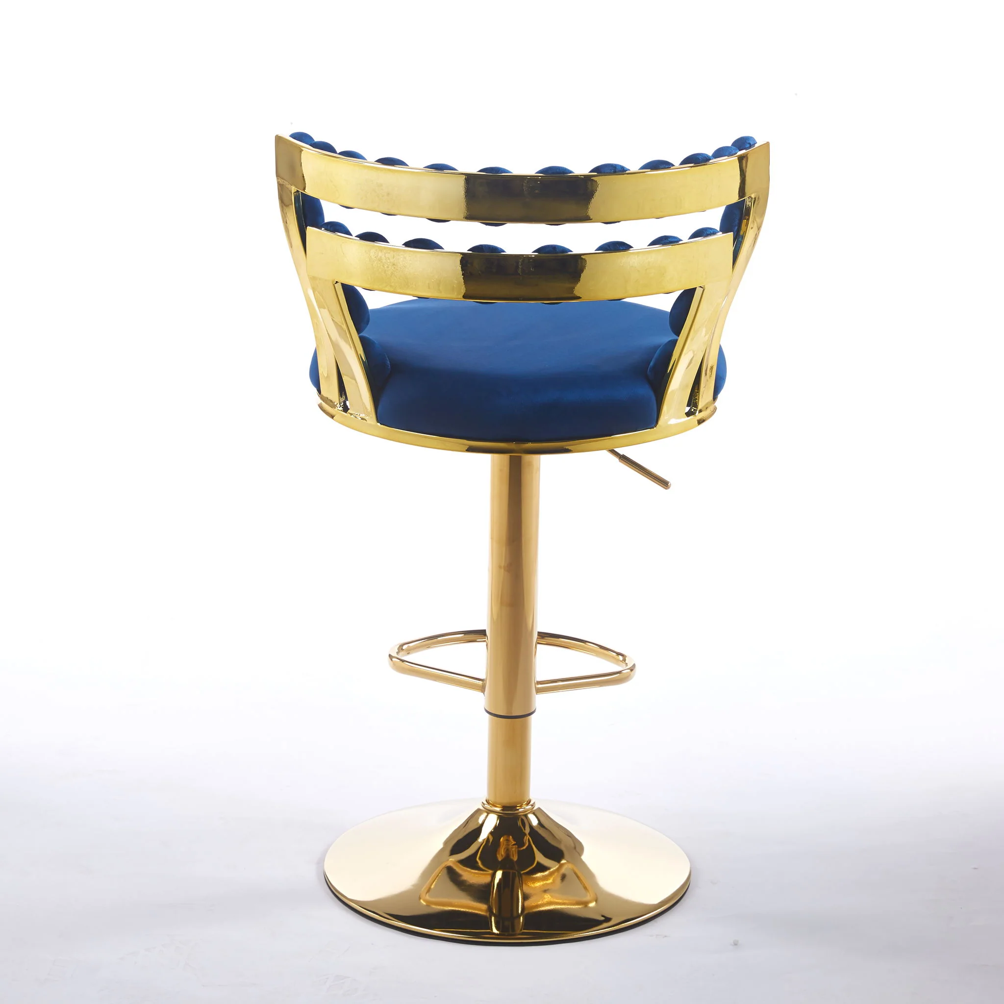 Modern Bar Chair With Iron Tube Legs, Soft Cushions And Comfortable Backrest (Set of 2) - Image 33