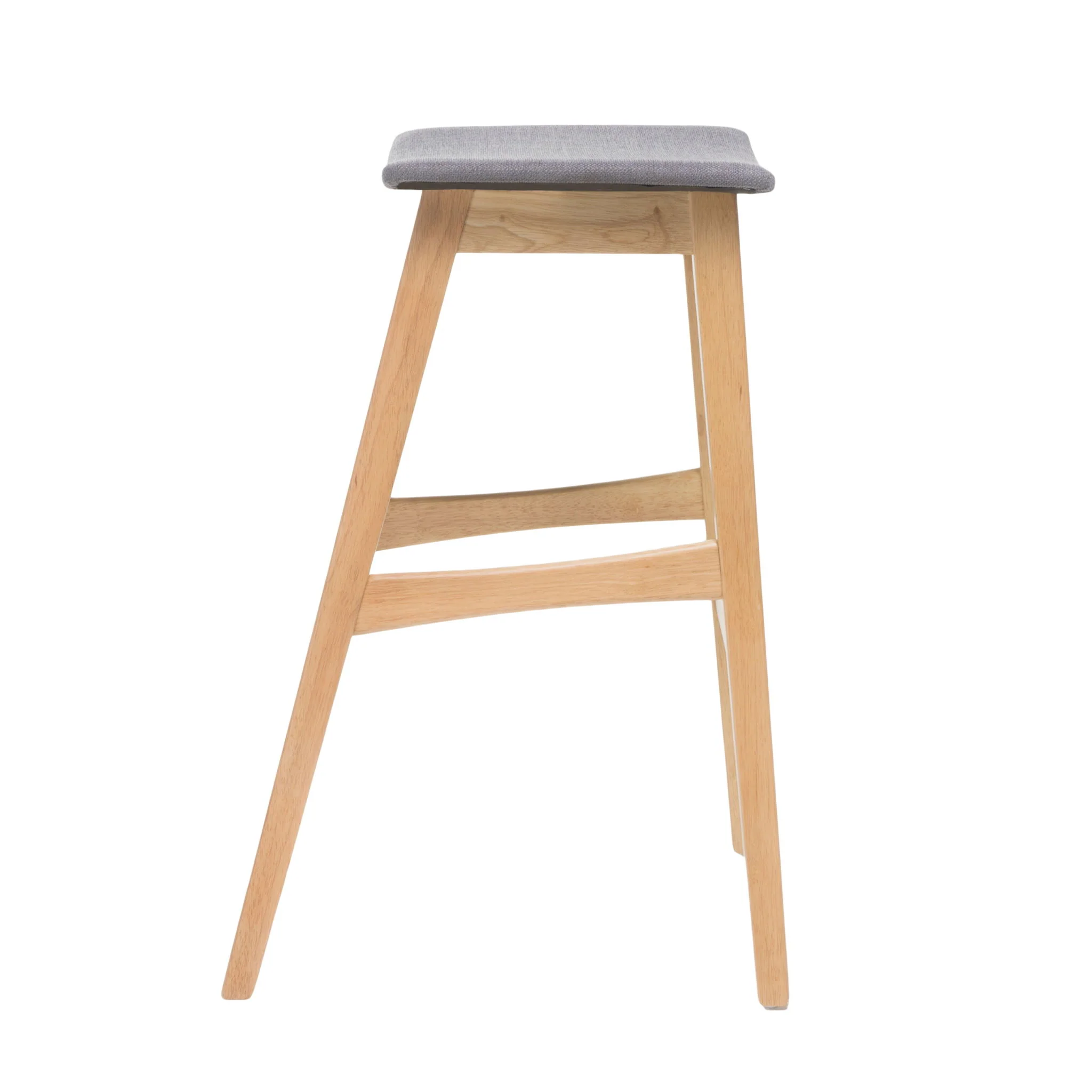 Modern Bar Stool Set With Upholstered Seating - Image 8