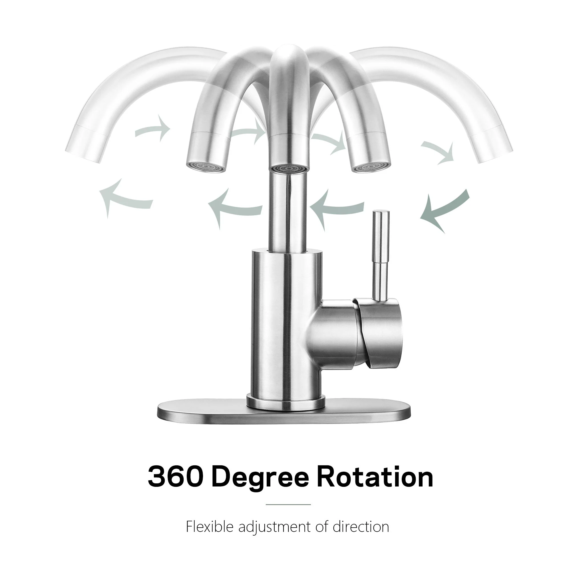 Modern Bathroom Faucet Single Hole Single Handle - Image 13