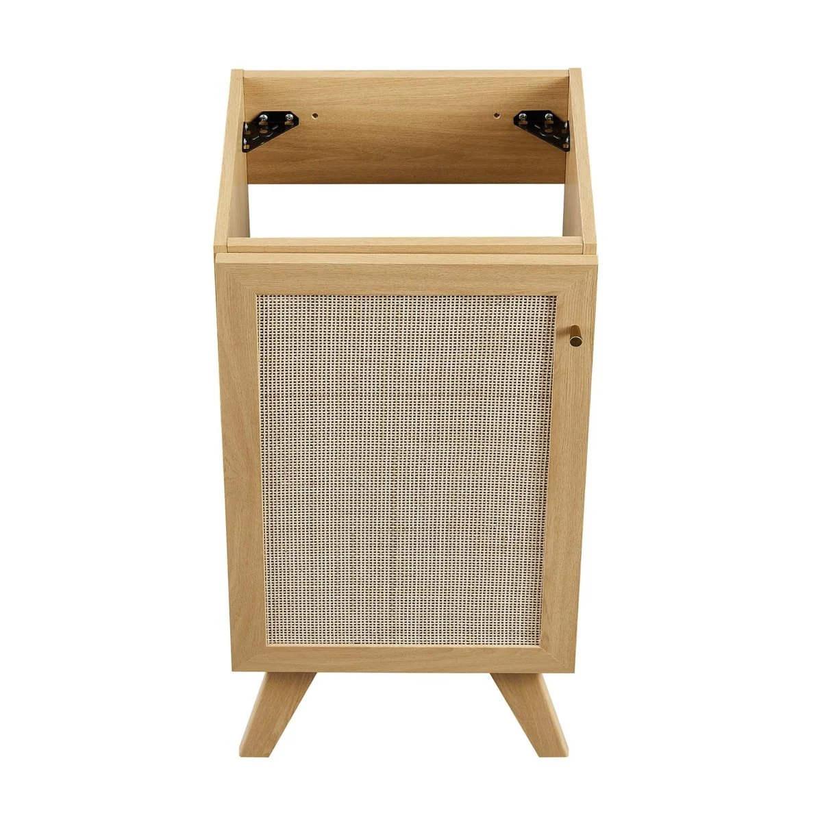 Modern Bathroom Vanity Cabinet Collection with Rattan Doors and Drawers - Image 19