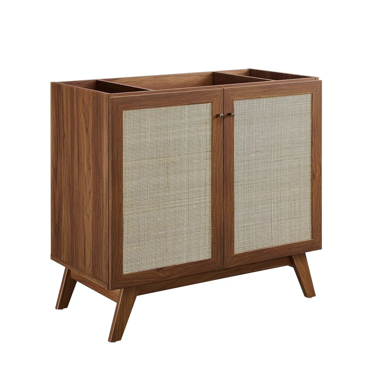 Modern Bathroom Vanity Cabinet Collection with Rattan Doors and Drawers - Image 69