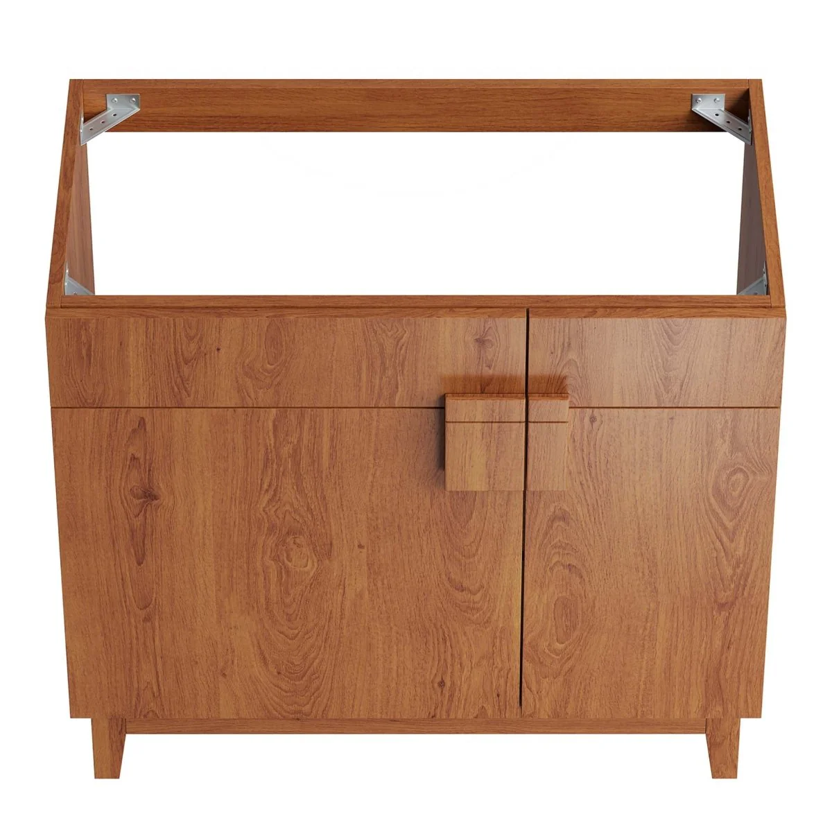 Modern Bathroom Vanity Cabinet with Double Door Storage and Drawers – Sink Not Included - Image 24