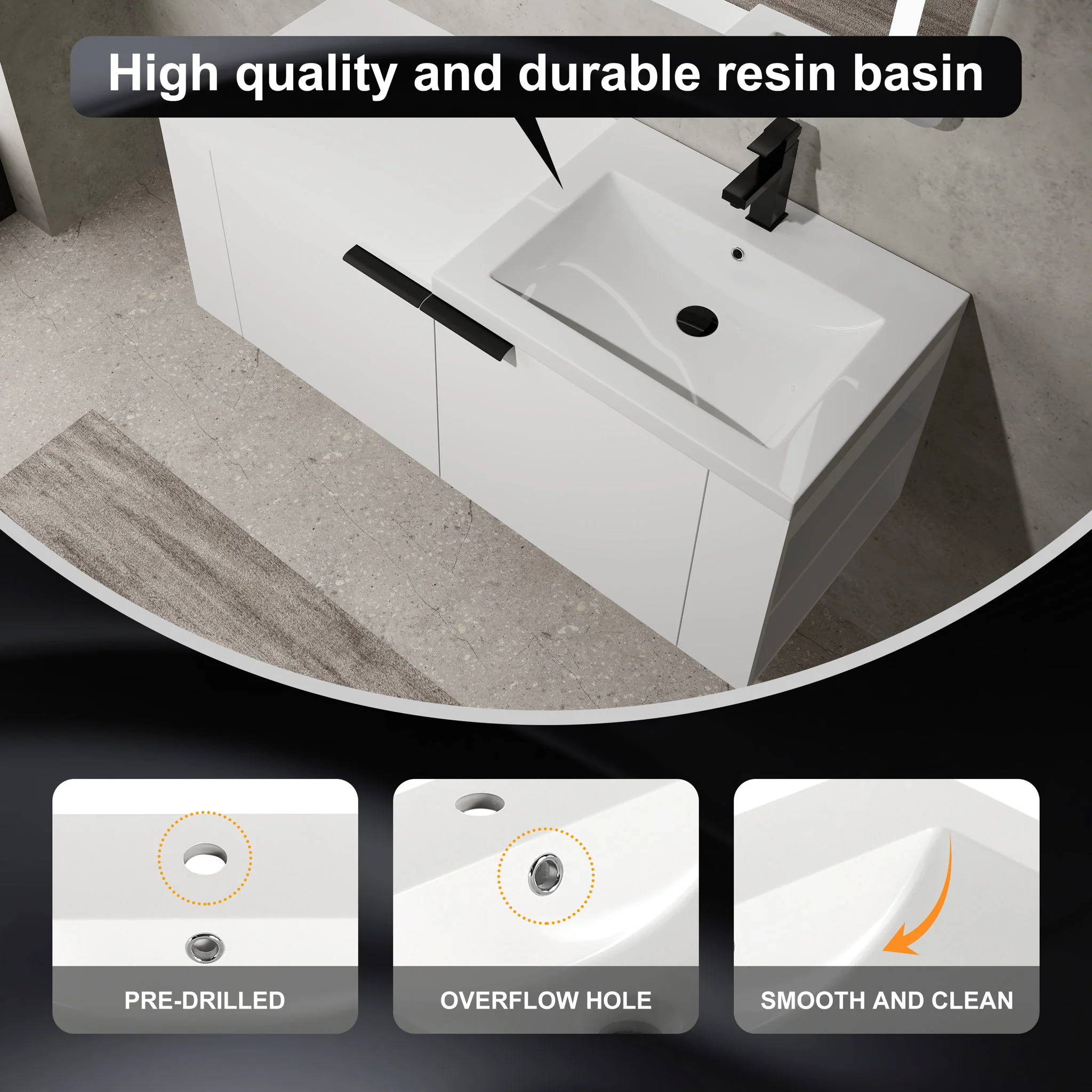 Modern Bathroom Vanity Sink Combo With Spacious Storage - Image 16