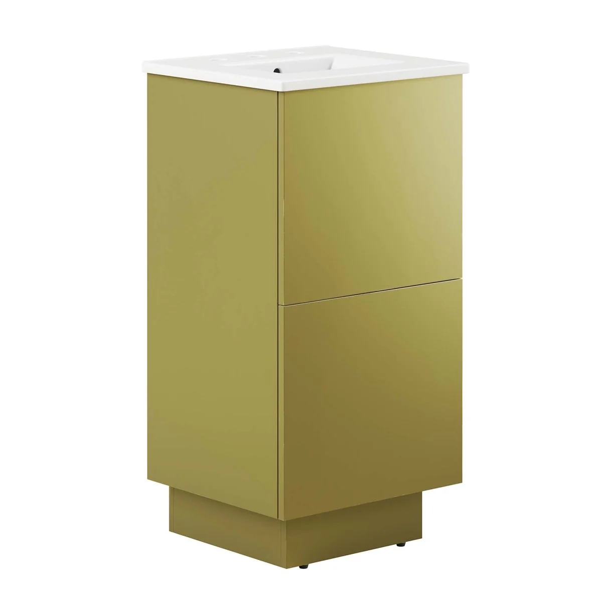 Modern Bathroom Vanity with Ceramic Basin — Single and Double Sink Options - Image 23