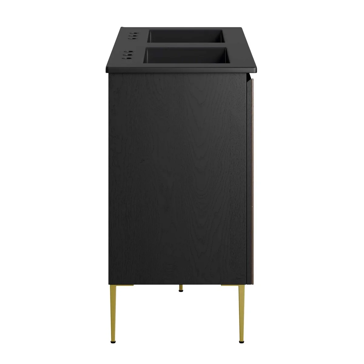 Modern Bathroom Vanity with Ceramic Sink – Contemporary Vanity Cabinet and Storage - Image 6