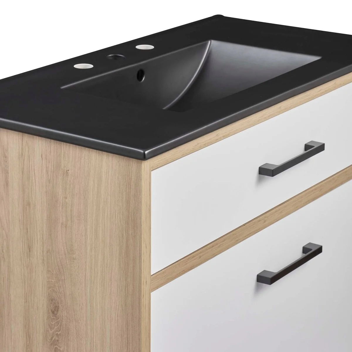 Modern Bathroom Vanity with Ceramic Sink – Single-Sink Vanity Cabinet for Bathrooms - Image 43