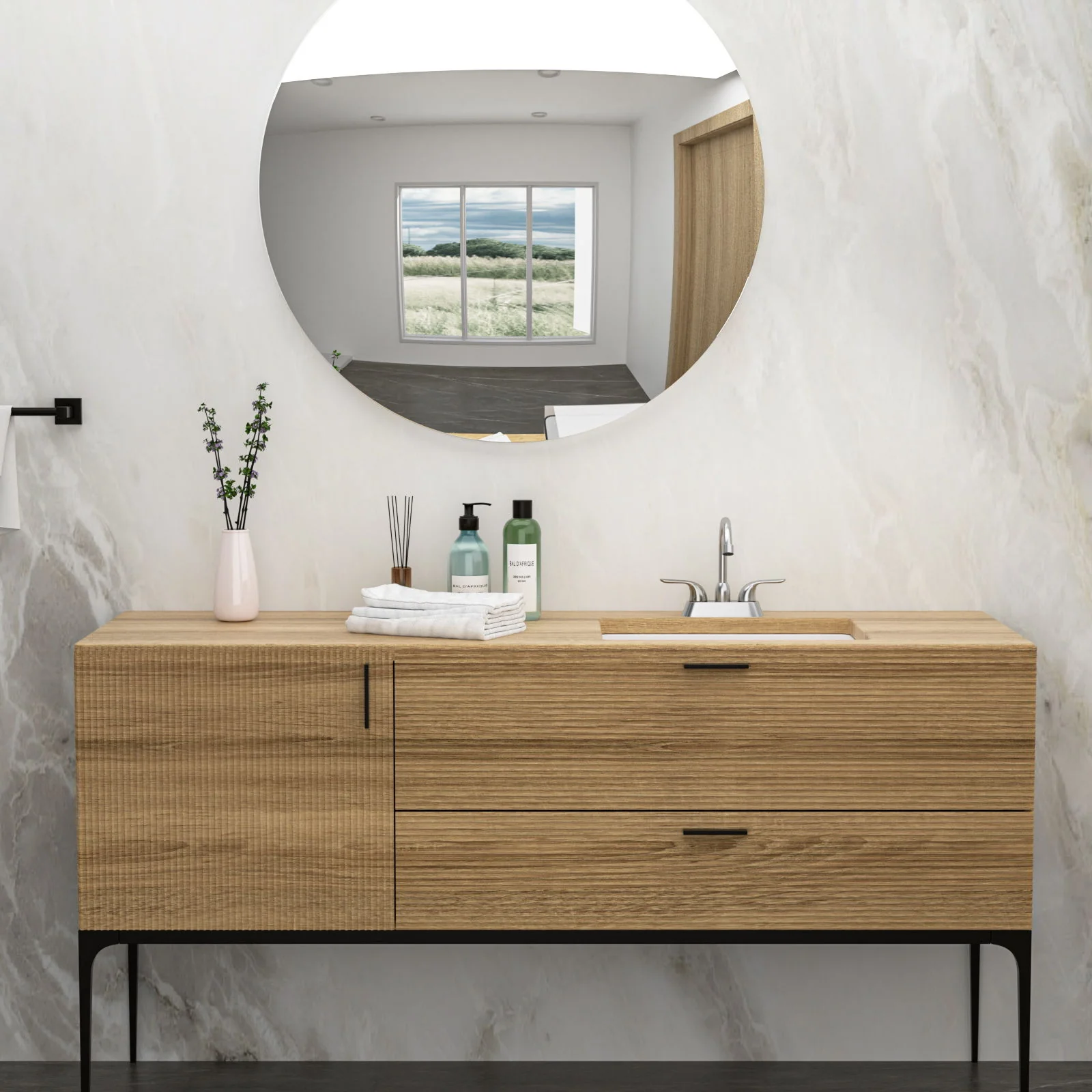 Modern Ceramic Undermount Bathroom Sink With Overflow, High Quality - Image 43
