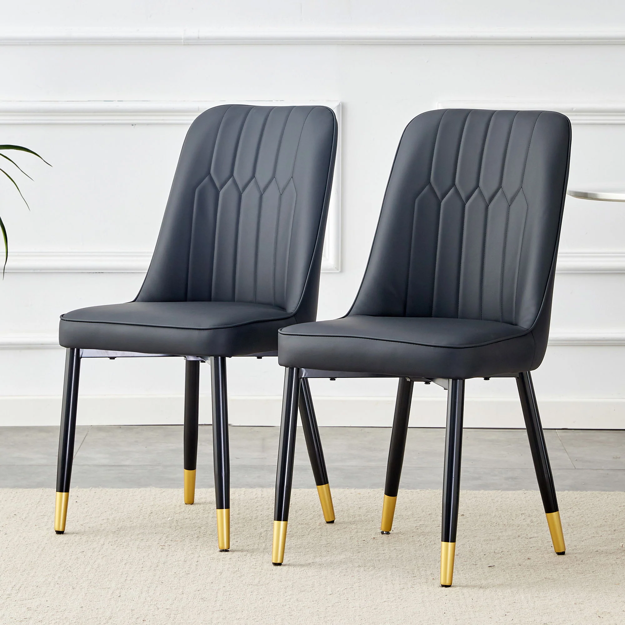 Modern Chair With Metal Legs - Image 3