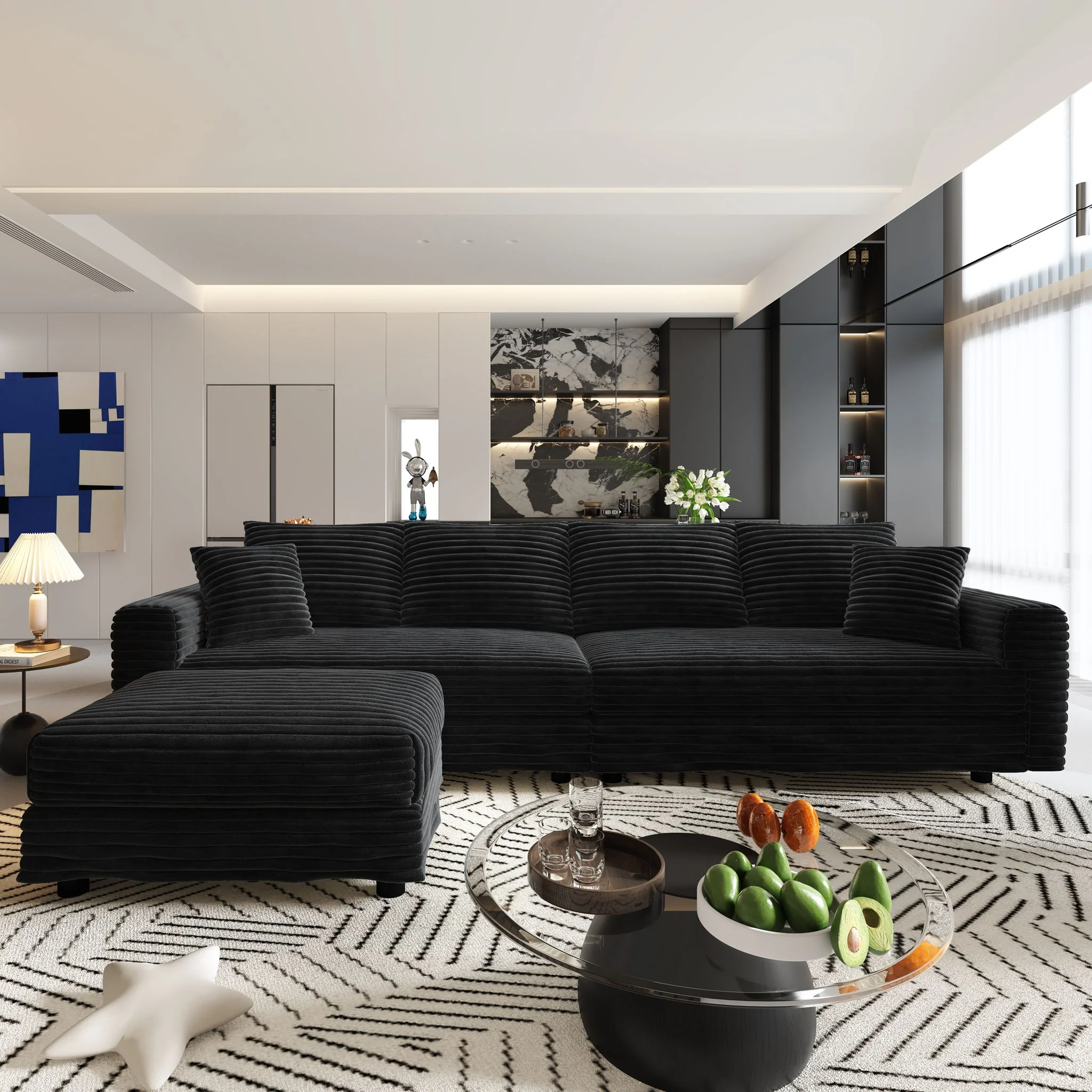 Modern Comfy Upholstered Sofa Cloud Couch & Deep Seat Couches - Image 28