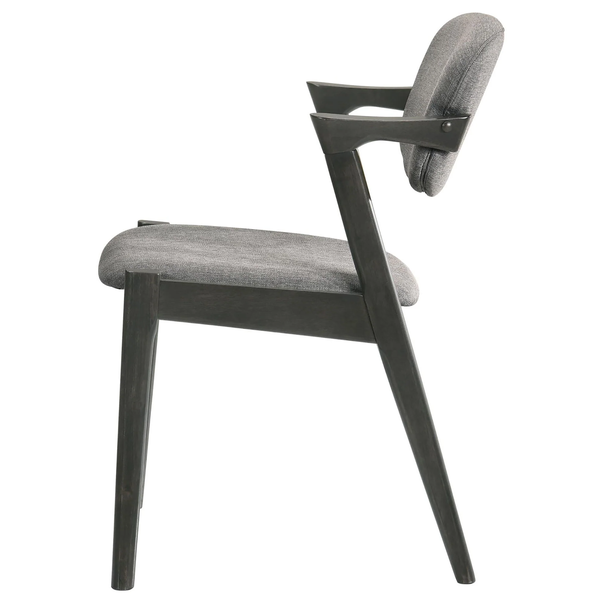 Modern Dining Chair And Zigzag Arm Design (Set of 2) - Image 18