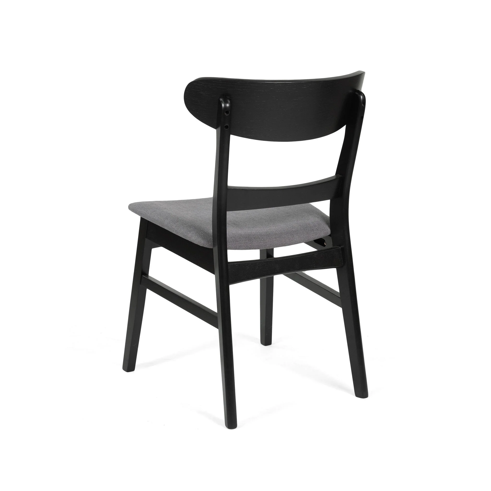 Modern Dining Chair With Upholstered Seat And Wood Frame - Image 7