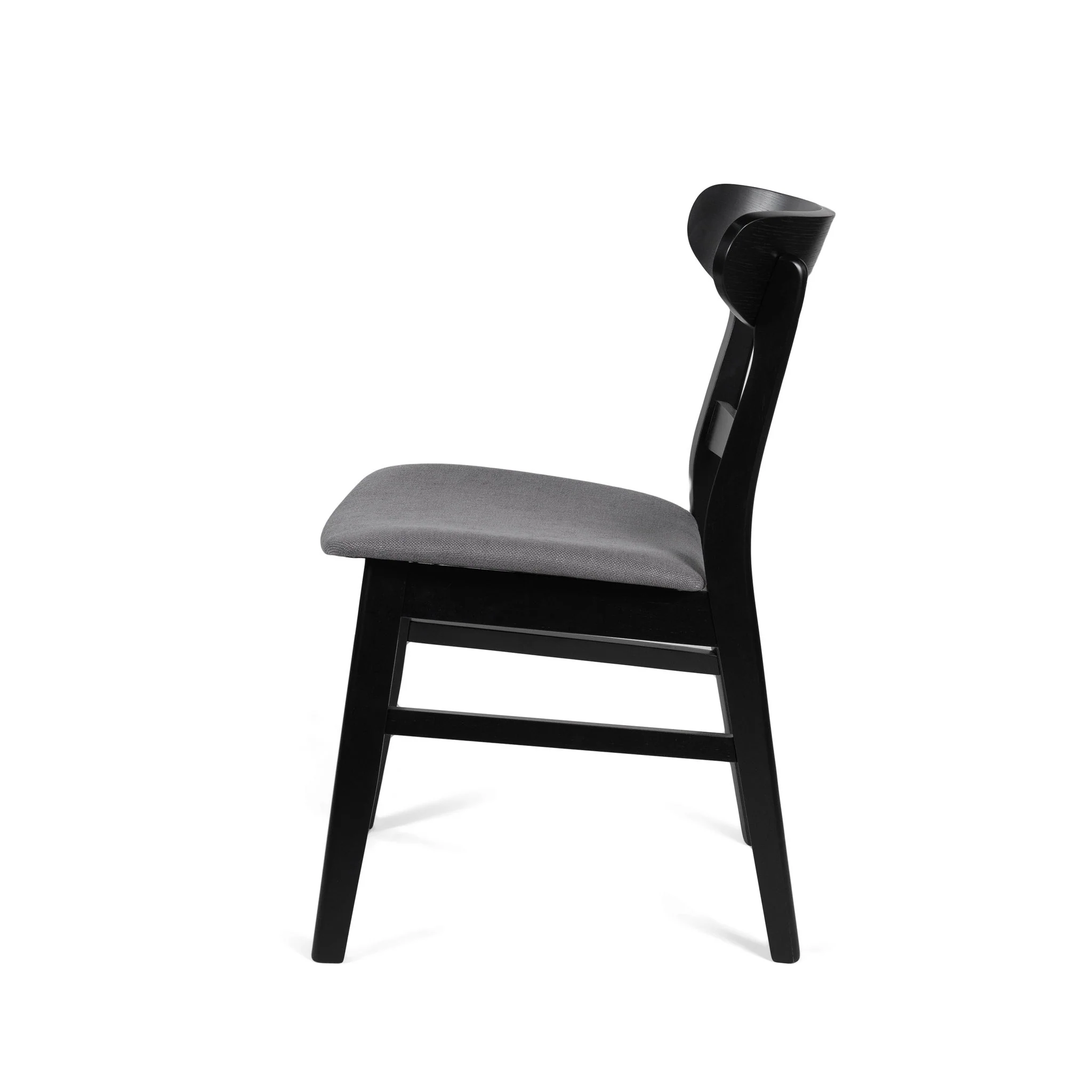 Modern Dining Chair With Upholstered Seat And Wood Frame - Image 8