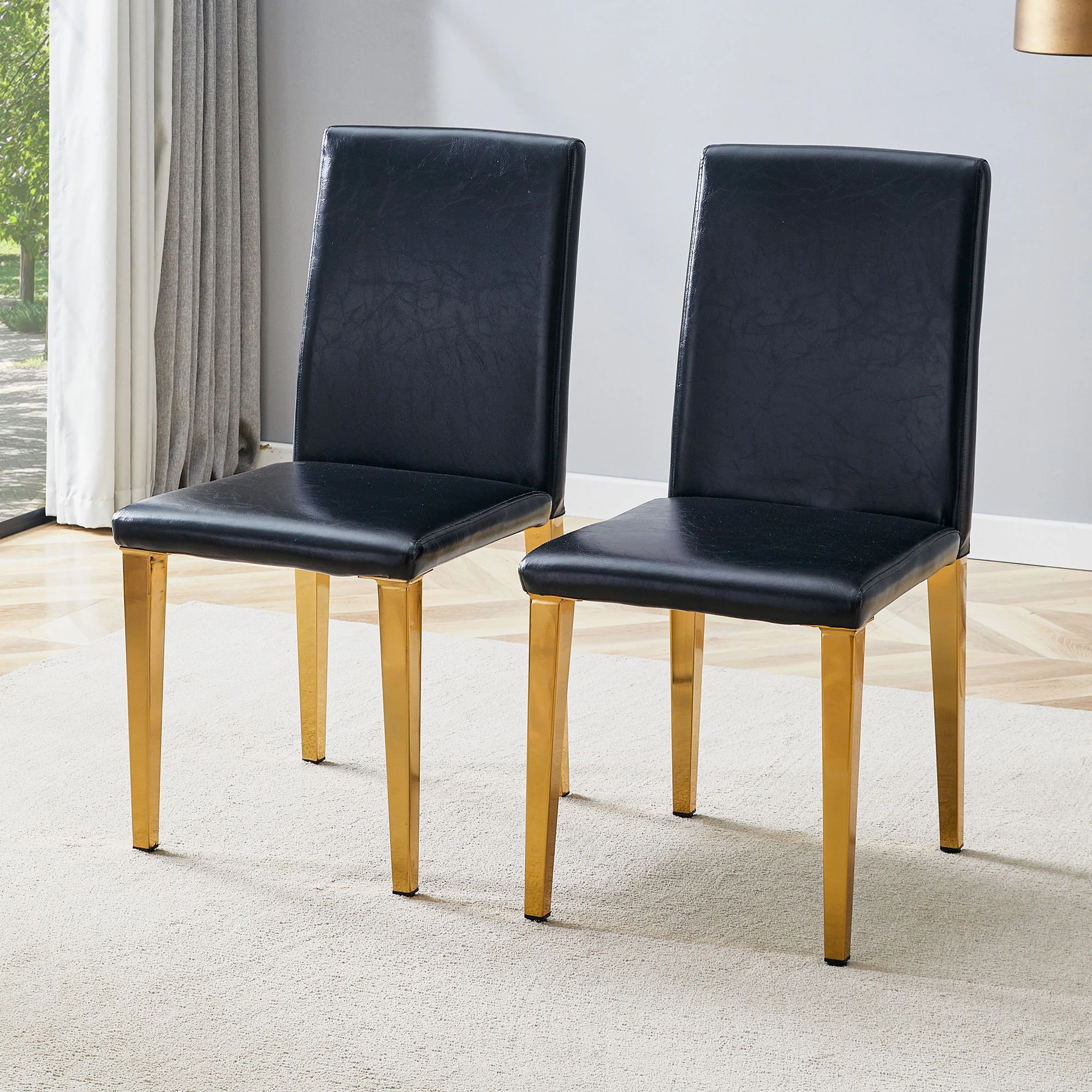 Modern Dining Chairs With Metal Legs - Image 15