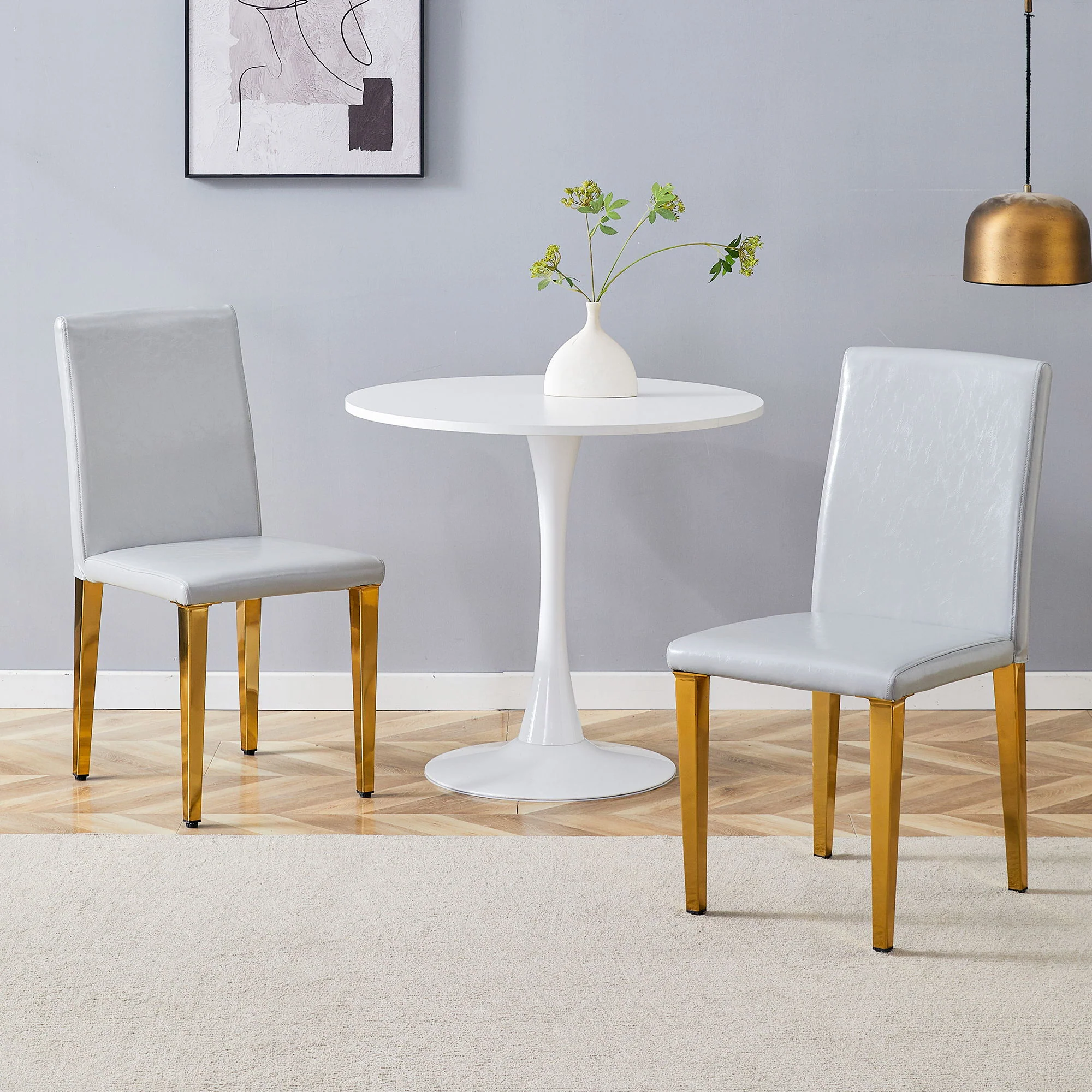 Modern Dining Chairs With Metal Legs - Image 23