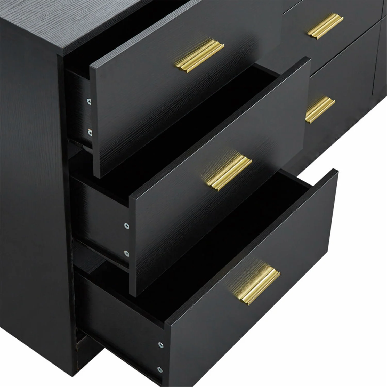 Modern Drawer Dresser For Bedroom, Ample Storage Wide Chest Of Drawers - Image 13